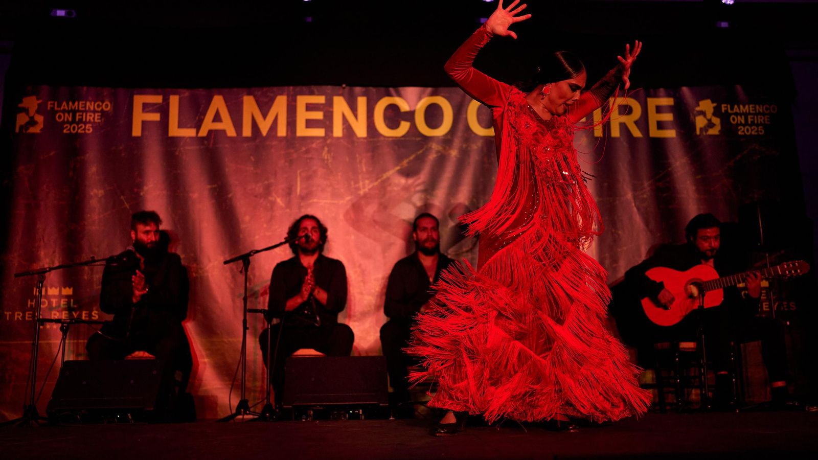 Un momento de la actuacion de Alba Heredia.