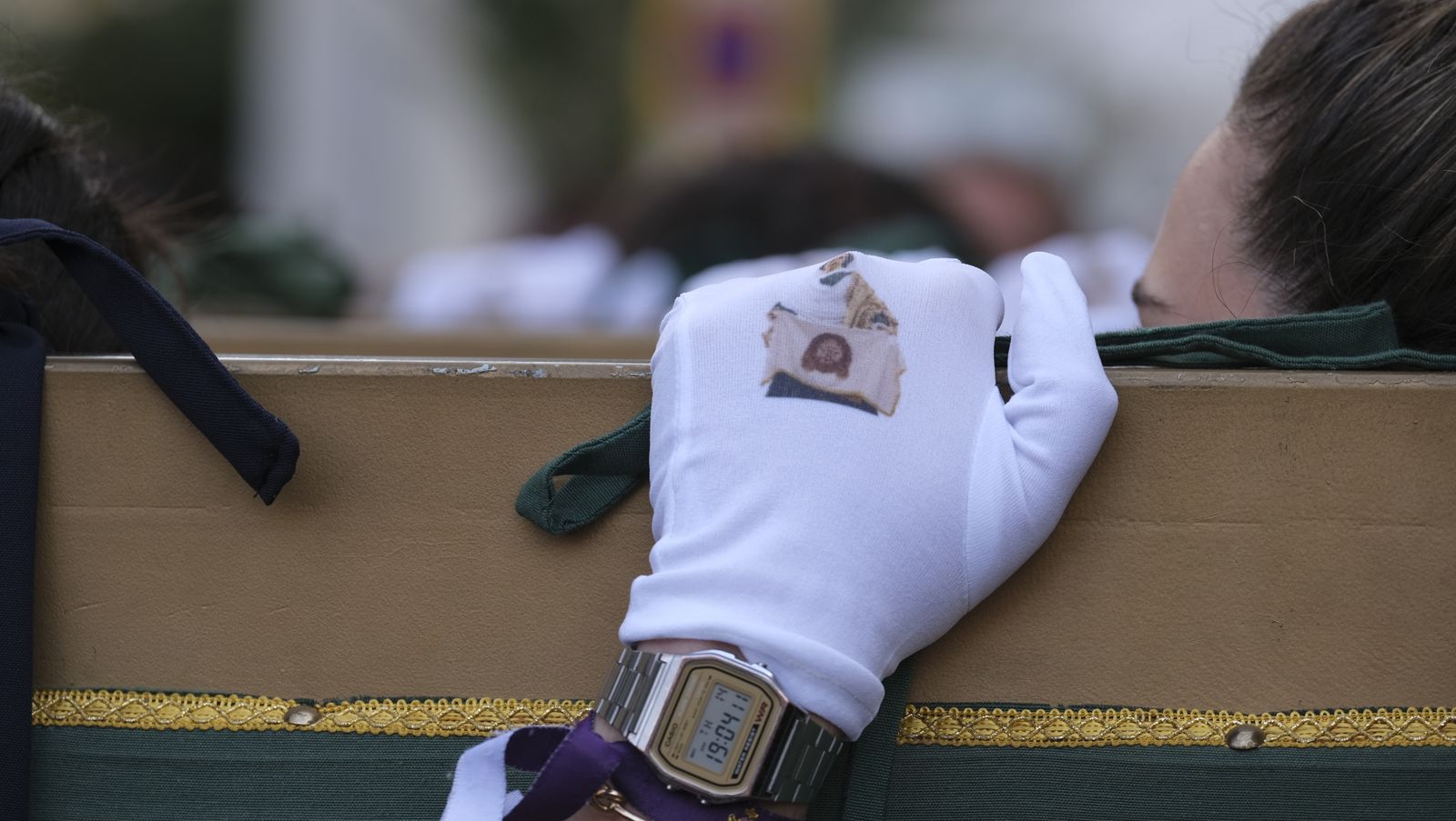 Procesión del Encuentro en Almería, en imágenes.
