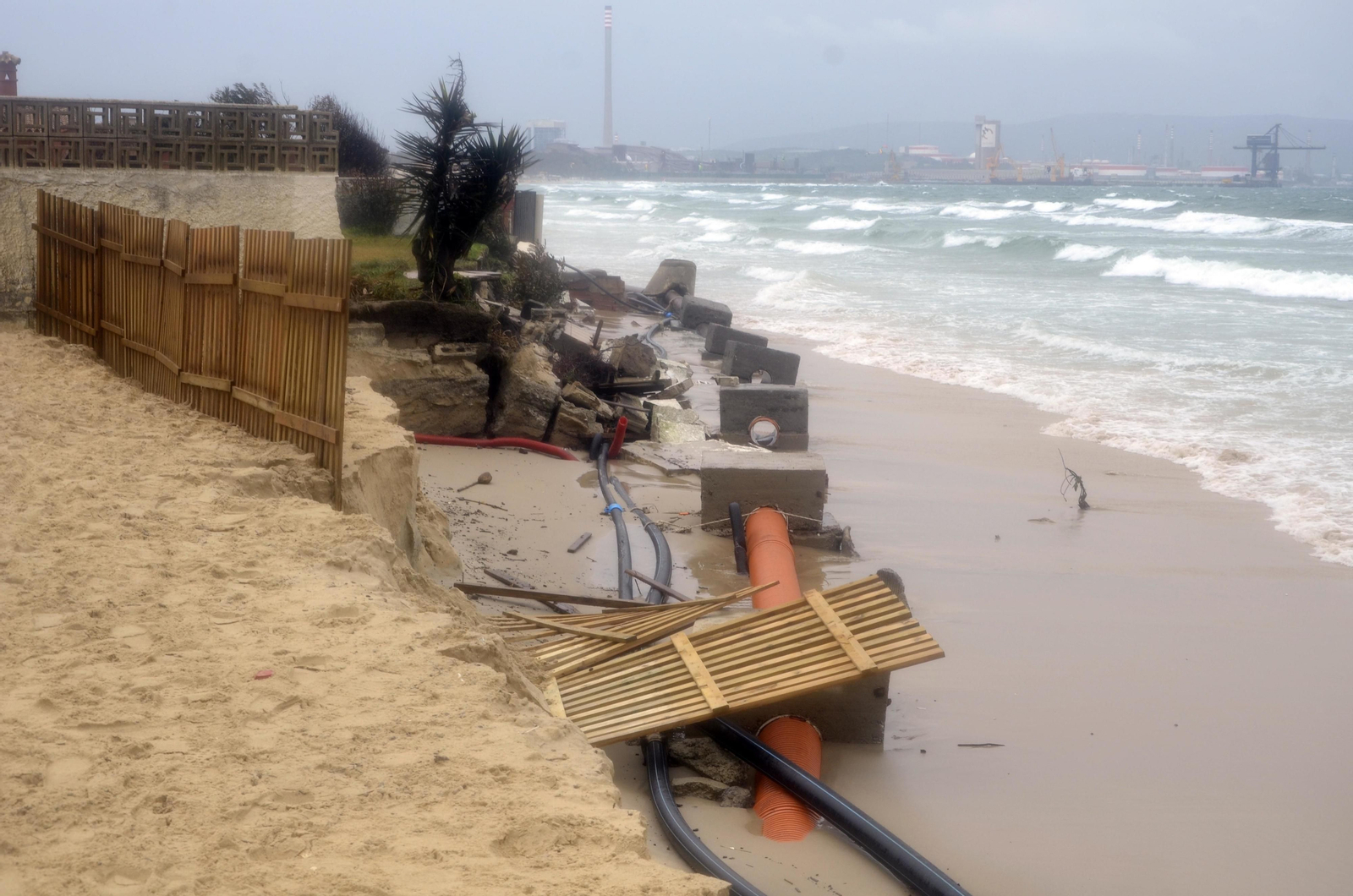 Imágenes de los efectos del temporal en El Rinconcillo