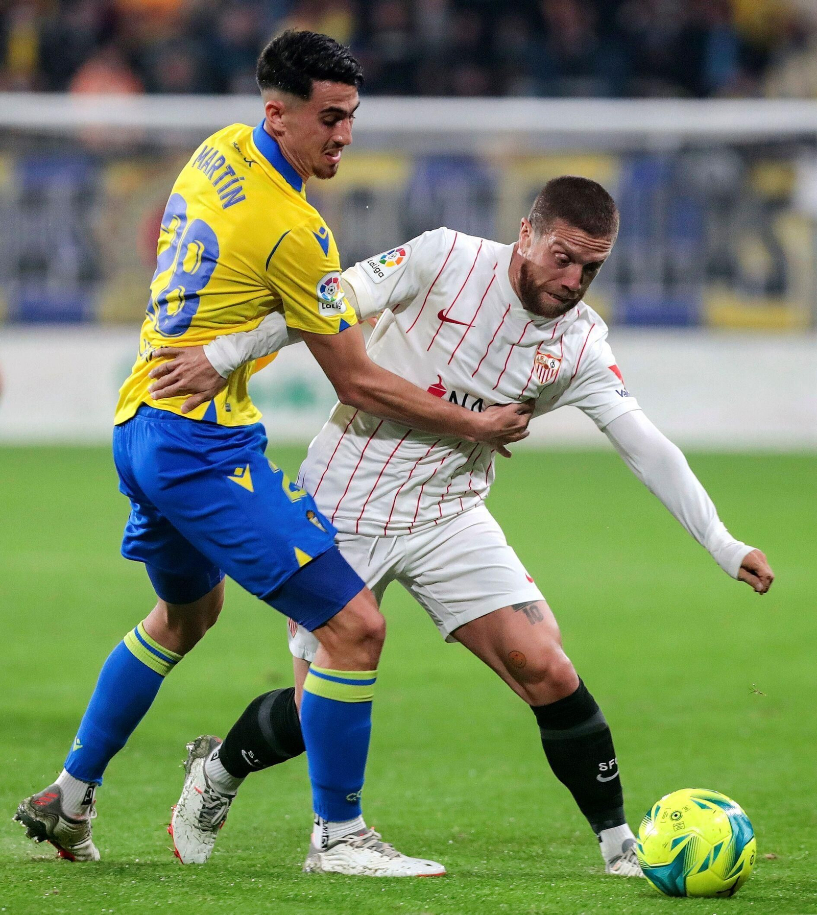 Las imágenes del Cádiz-Sevilla de LaLiga