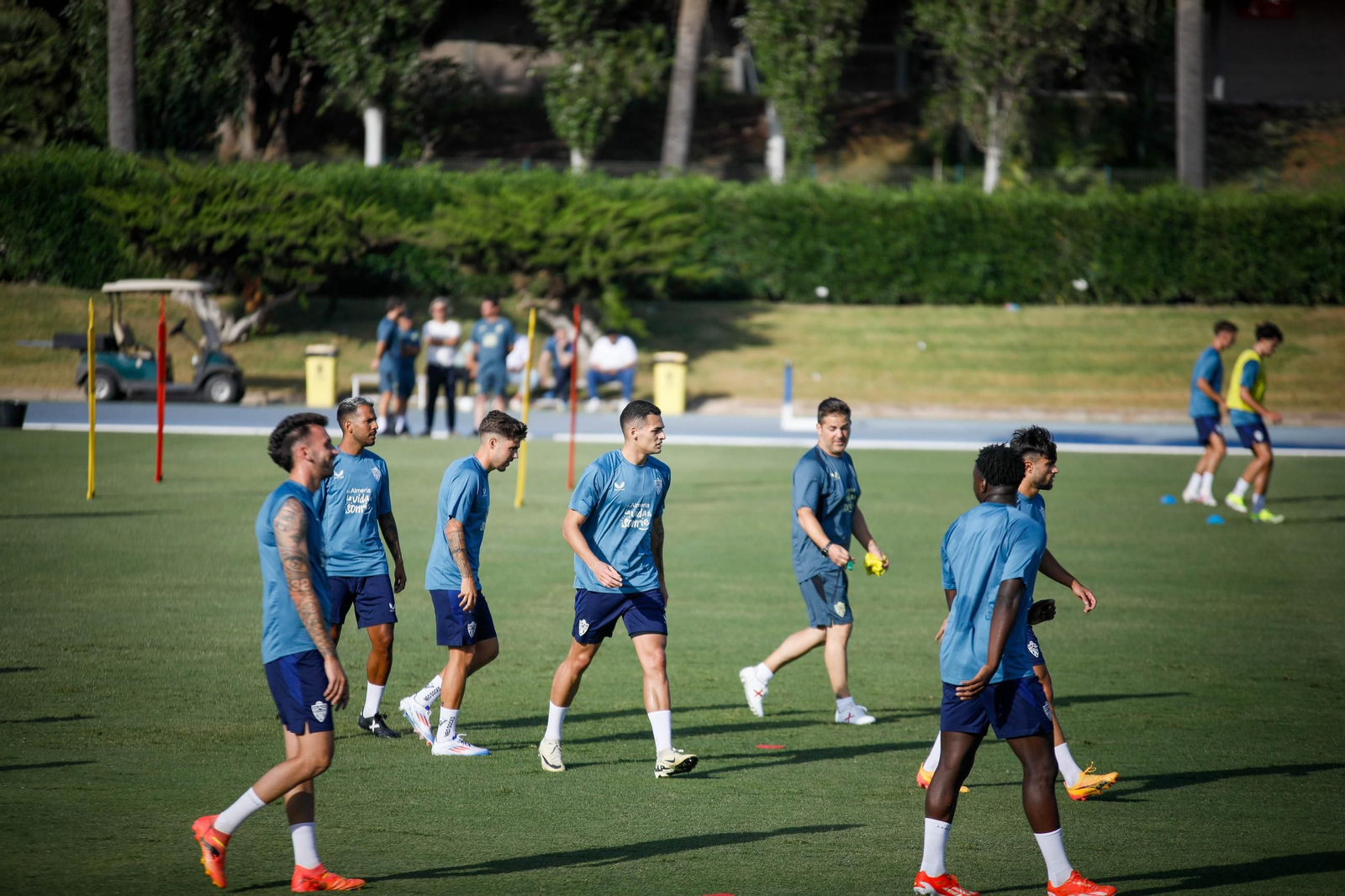 Primer entrenamiento pretemporada del Almería, en imágenes