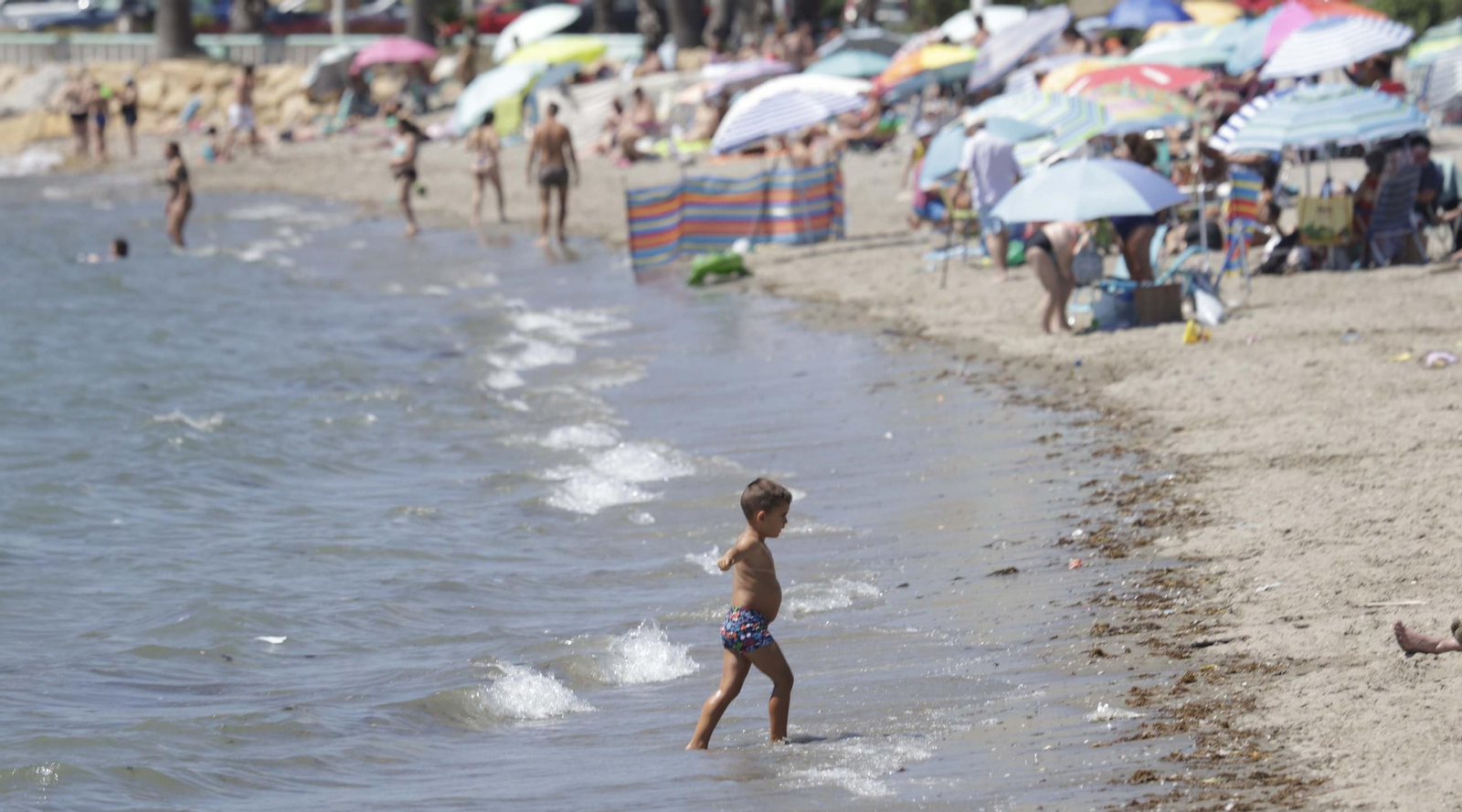 Fotos del primer domingo de julio en las playas de La Línea