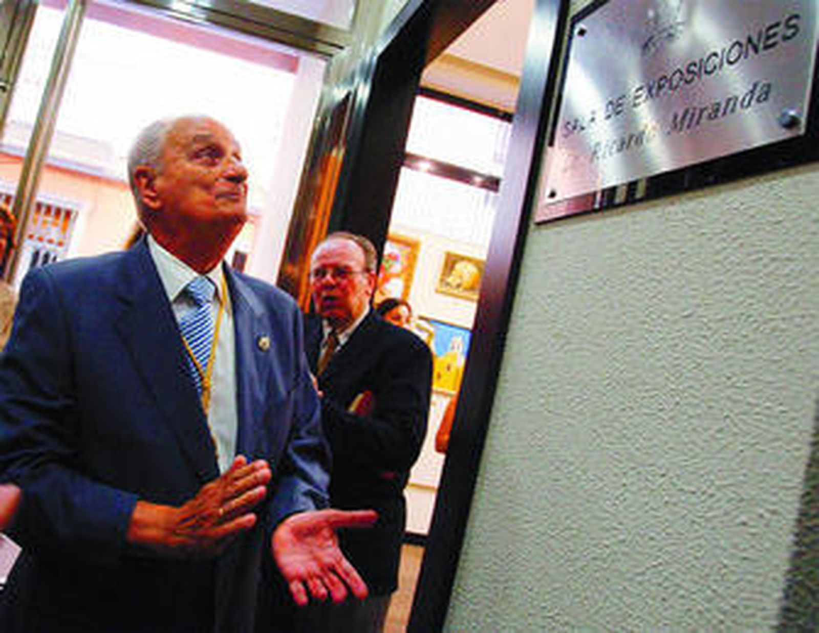 Ricardo Miranda, el día que se inauguró la nueva sede.