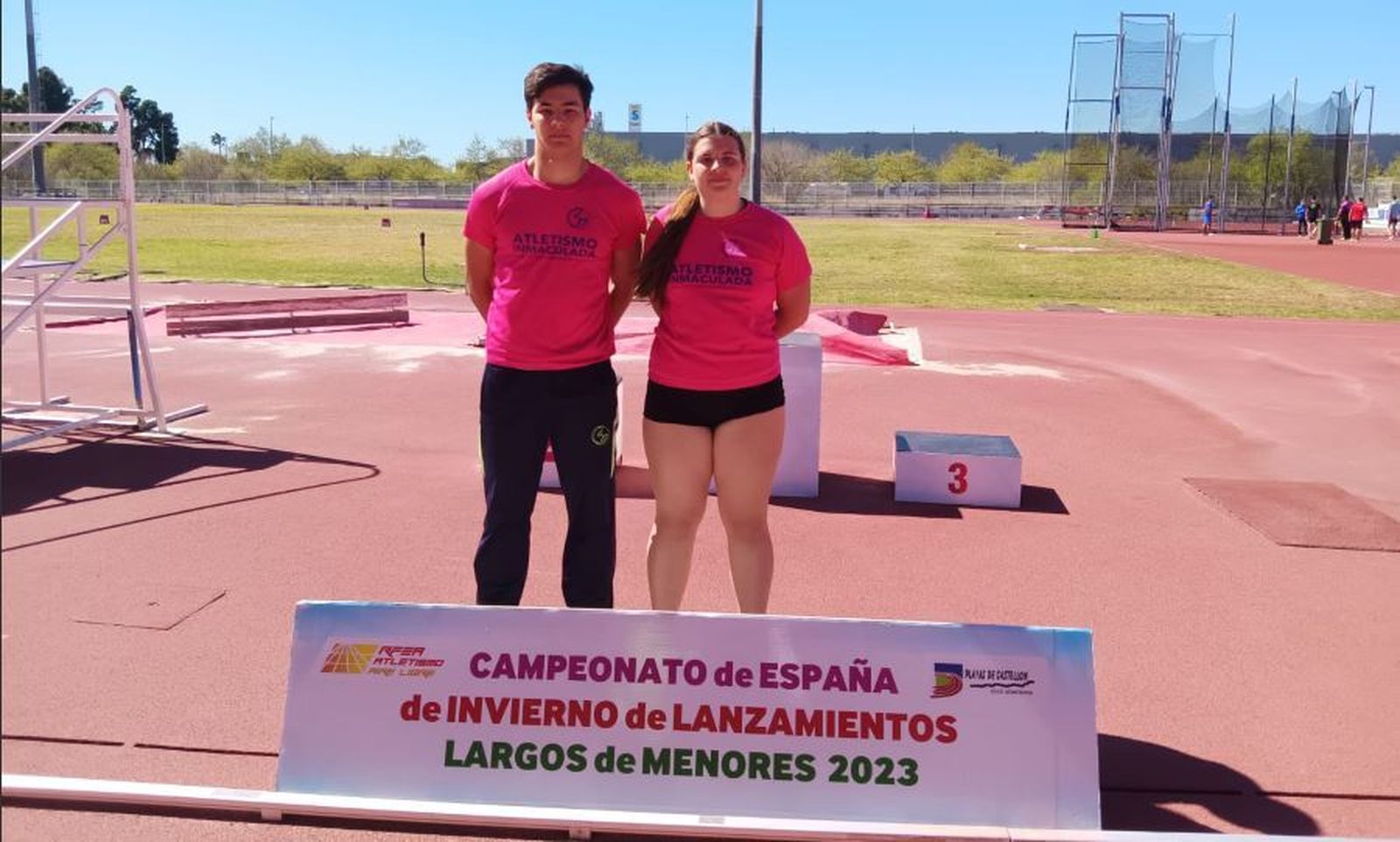 Marcos Gázquez y Julia Marina del Río, del Inmaculada
