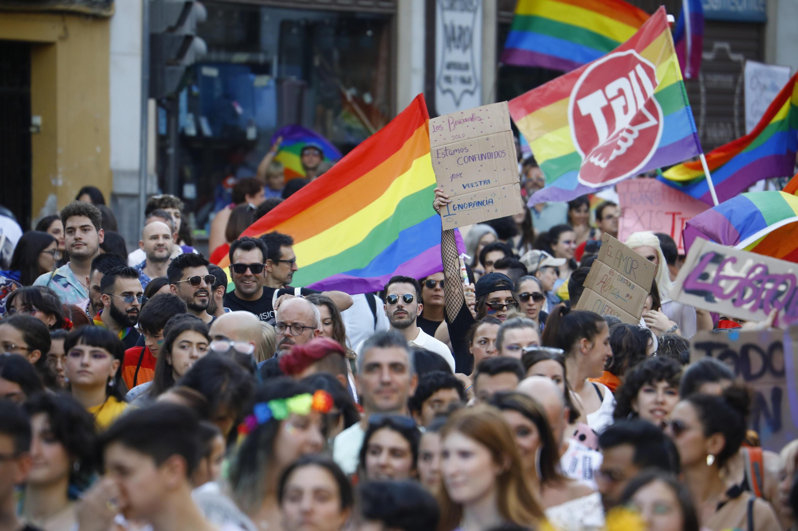 La marcha del Orgullo LGTBIQ+ de Córdoba, en imágenes