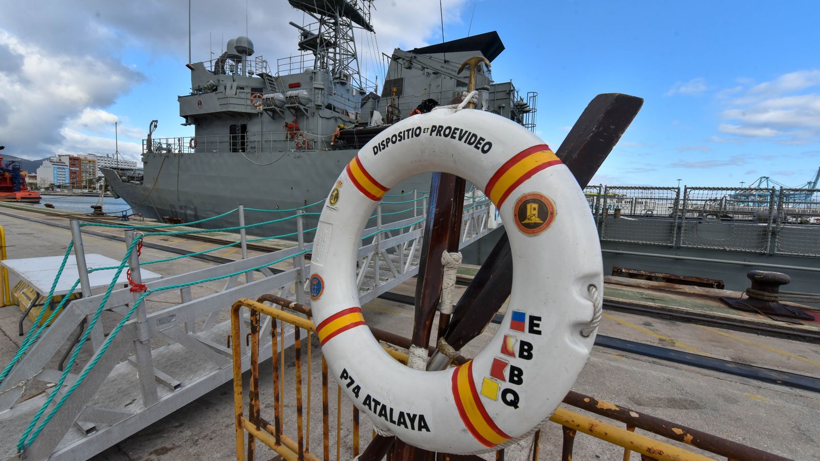 Las fotos de la patrullera Atalaya en el puerto de Algeciras