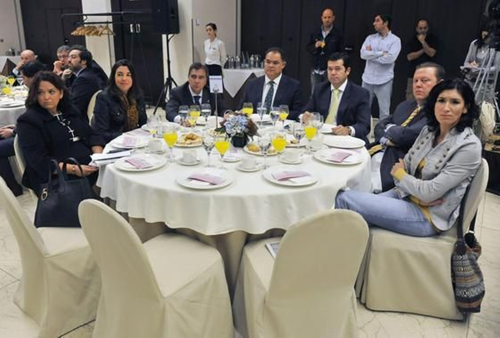 Aguasanta Meléndez, Eugenia Romero, José Luis Rodríguez, Juan Carlos Lagares, José Luis Benavente, Alfonso Beca y Silvia Heredia.

Foto: Juan Carlos Vázquez