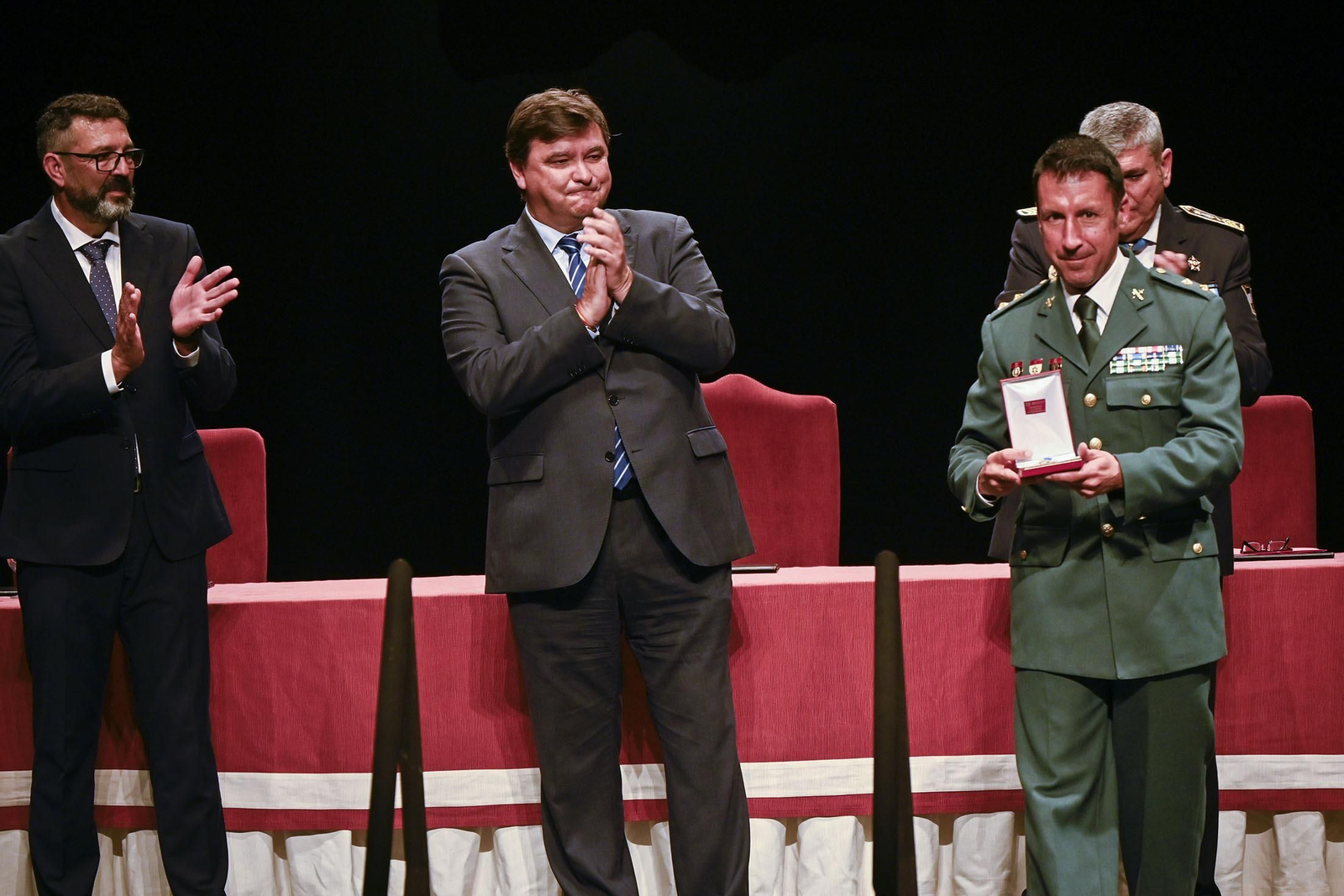 Imágenes del acto del Día de la Policía Local de Huelva