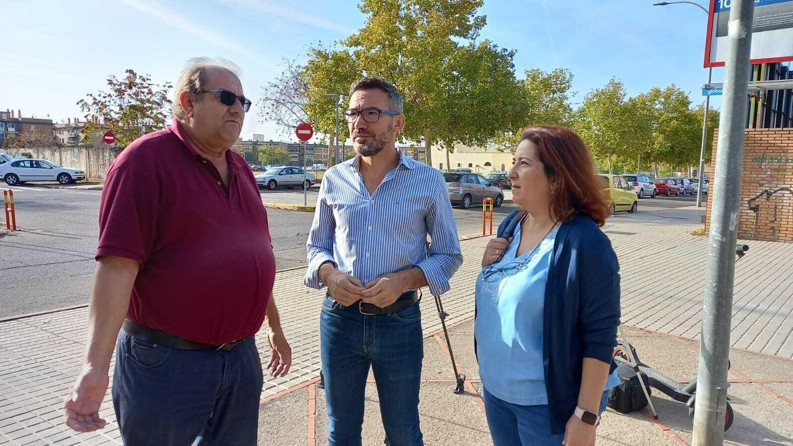 Francisco Bellido, José Antonio Romero y Alicia Moya.