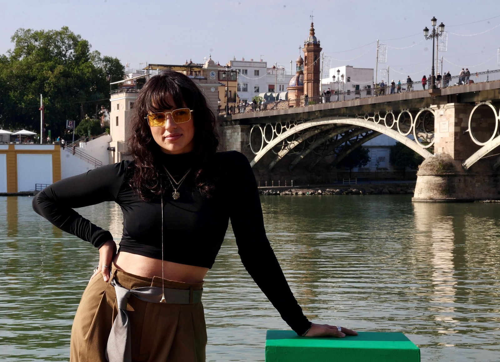 Teresa Garzón en el Festival de Cine de Sevilla.