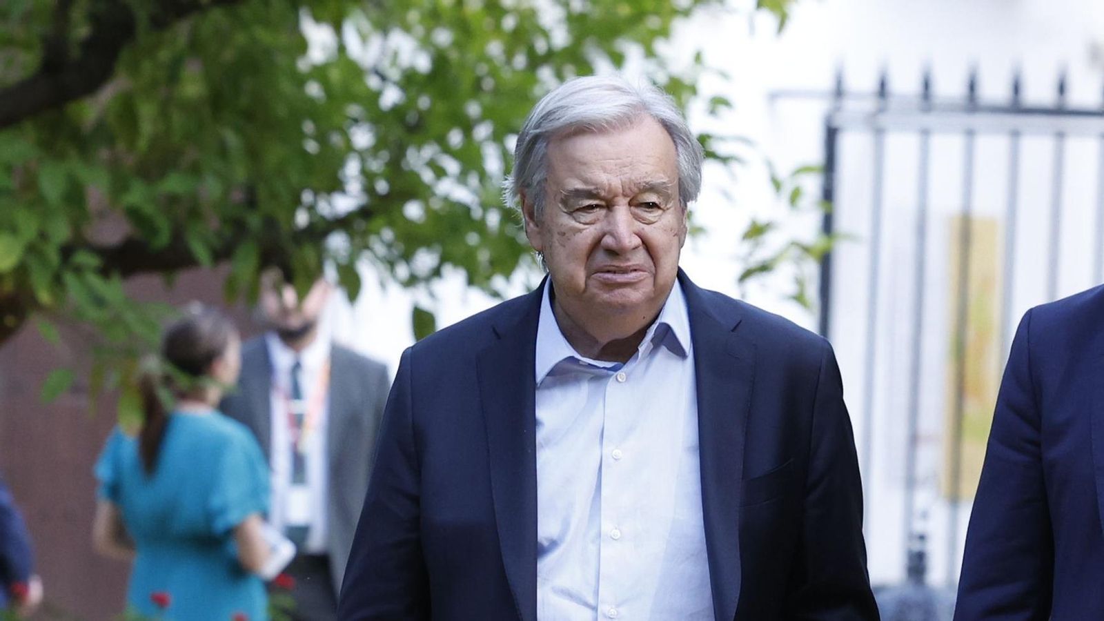 Las fotos de la cena de la cumbre de la ONU en el Palacio de las Dueñas de Sevilla Las fotos de la cena de la cumbre de la ONU en el Palacio de las Dueñas de Sevilla