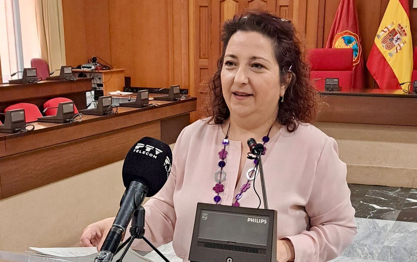 La concejal socialista Alicia Moya.