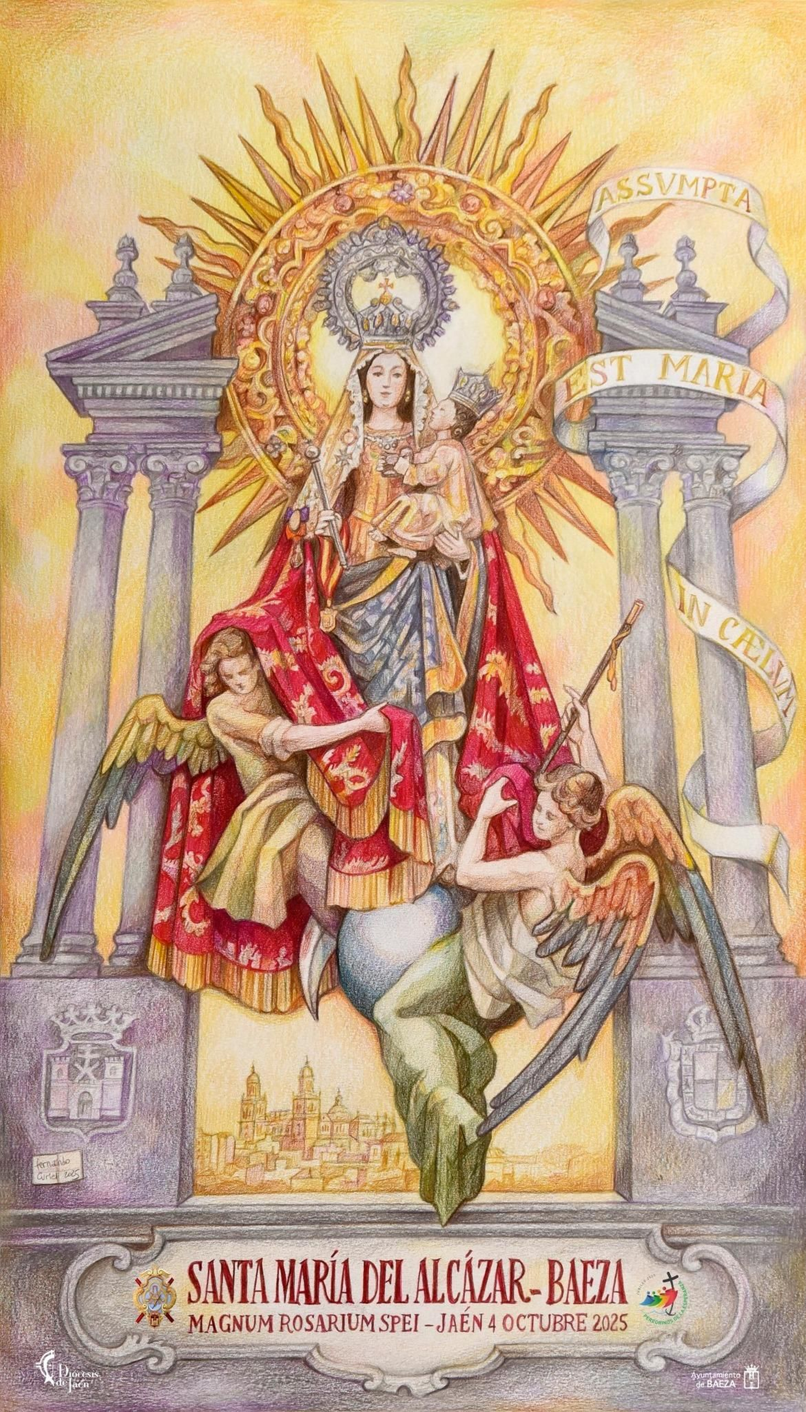 Cartel de la Virgen del Alcázar de Baeza