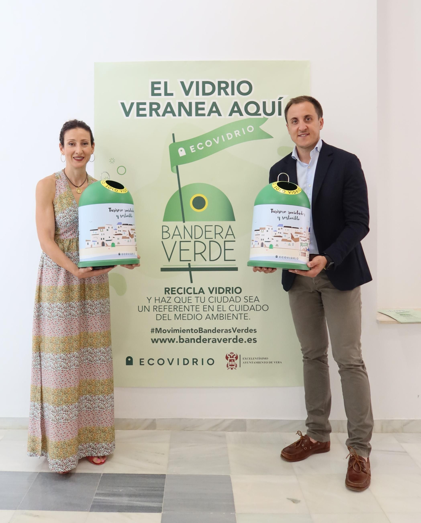 Presentación de la camapña Banderas Verdes de Ecovidrio.