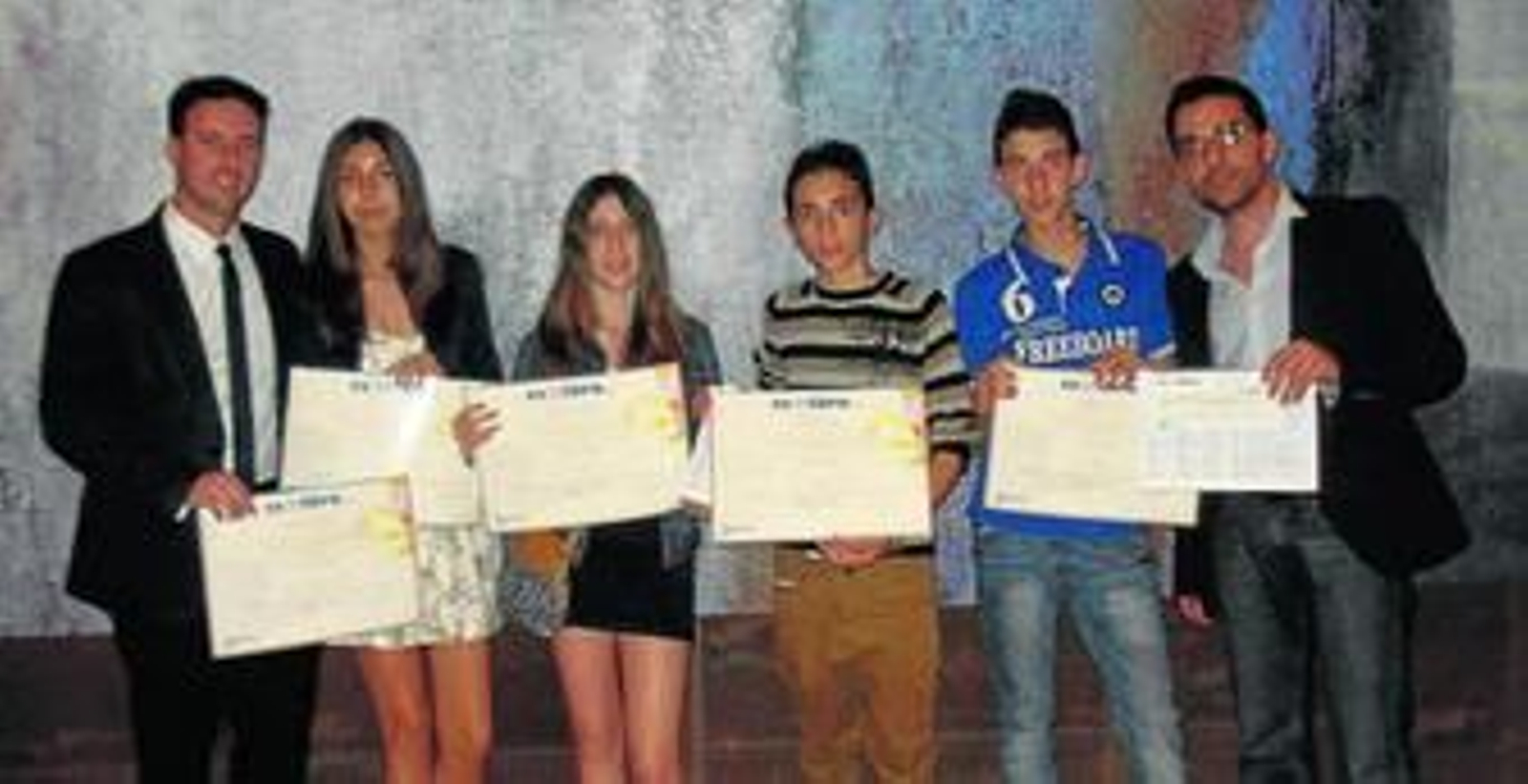 Los premiados por el certamen organizado por la Asociación Cedro en la entrega de diplomas acreditativos en Madrid el pasado sábado.