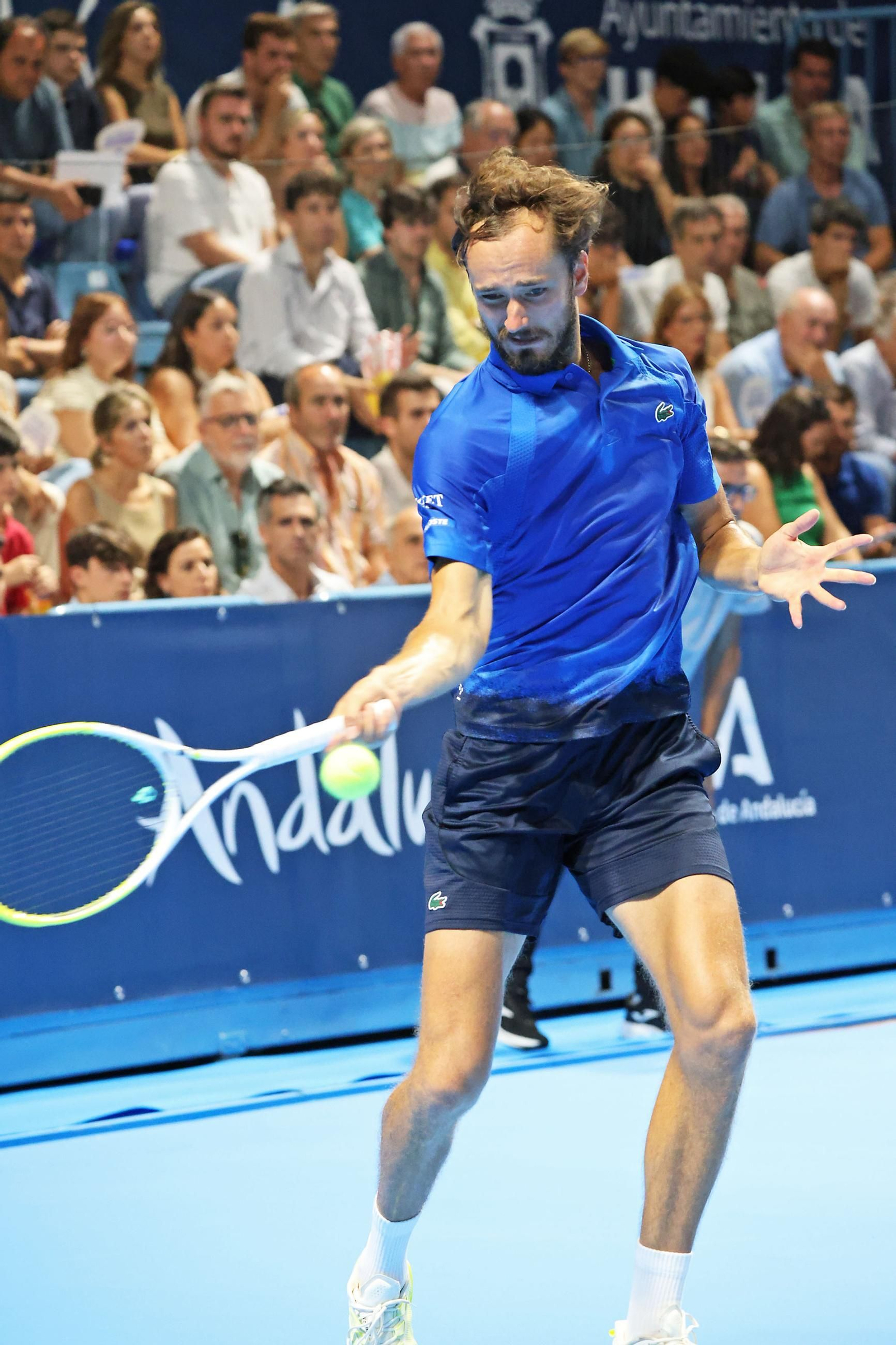 Imágenes de la final masculina de la Copa del Rey de tenis entre Daniil Medvedev y Alejandro Davidovich