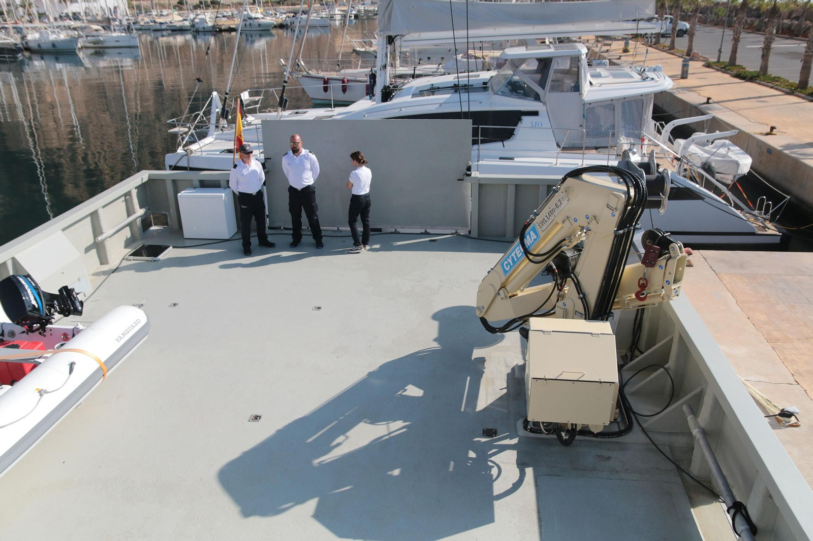 Así es el barco que trabajará en la Reserva Marina Isla de Alborán