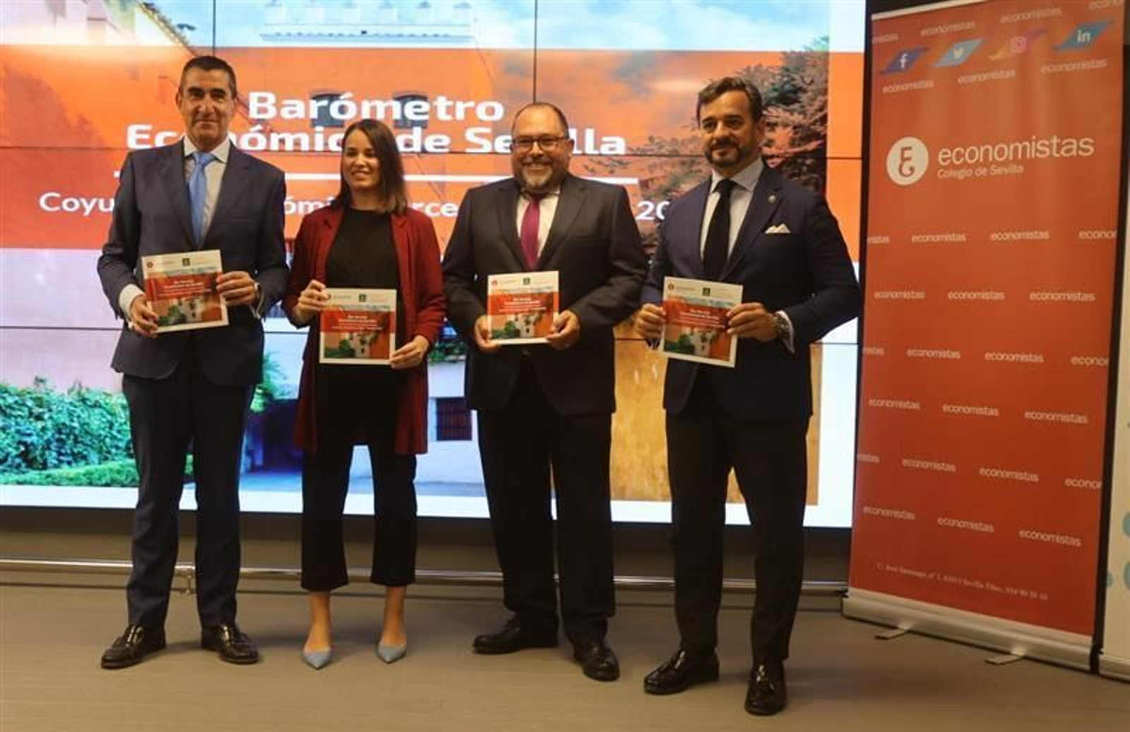 Francisco J. Tato Jiménez, María del Carmen Delgado López, Rafael Peral y Manuel Alejandro Cardenete, este miércoles.