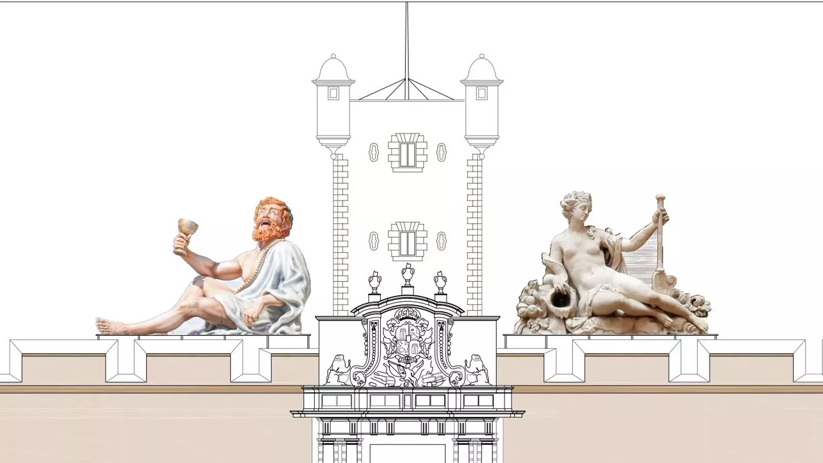 Solo una empresa opta a construir la diosa Salacia para el Carnaval de Cádiz 2026