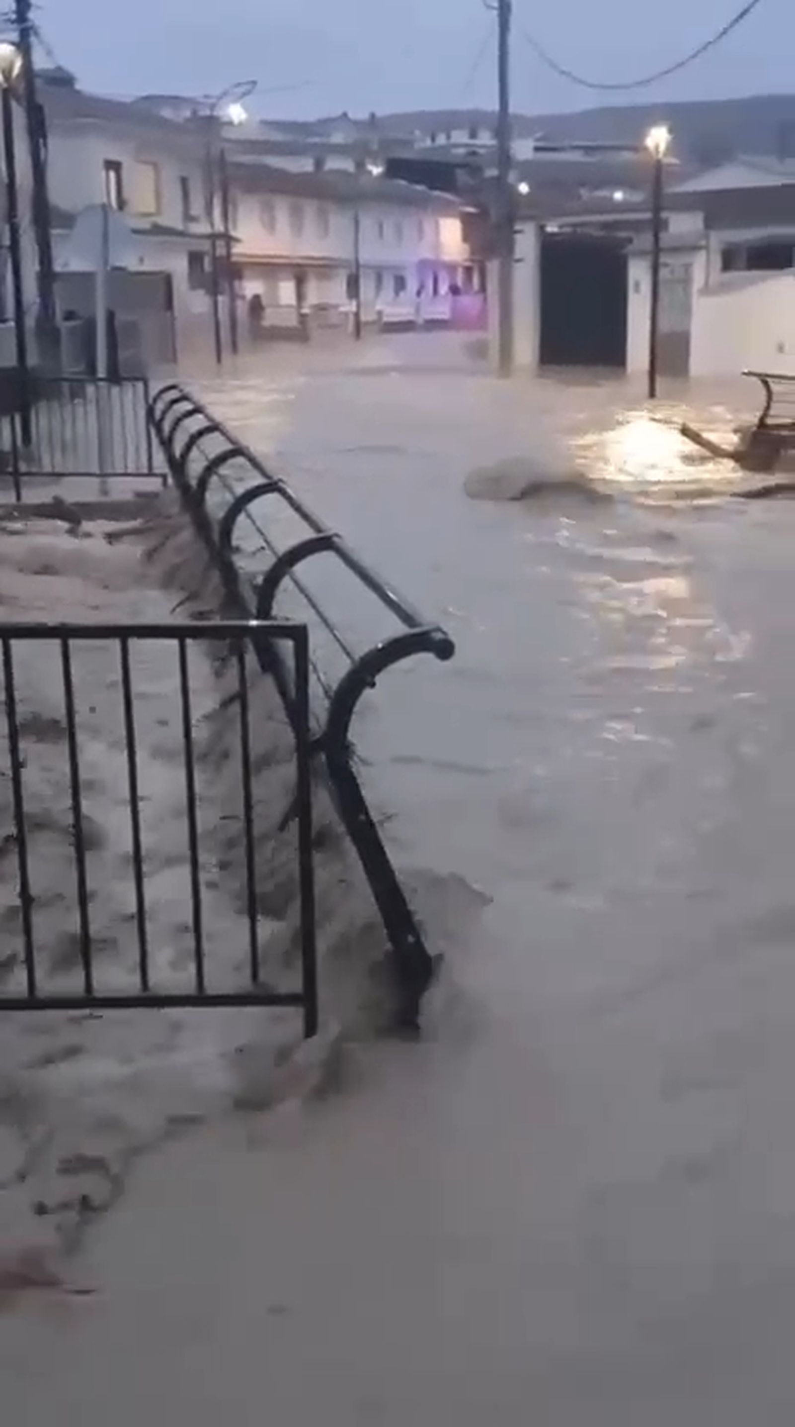 La borrasca Leonardo, por Benalúa de las Villas.