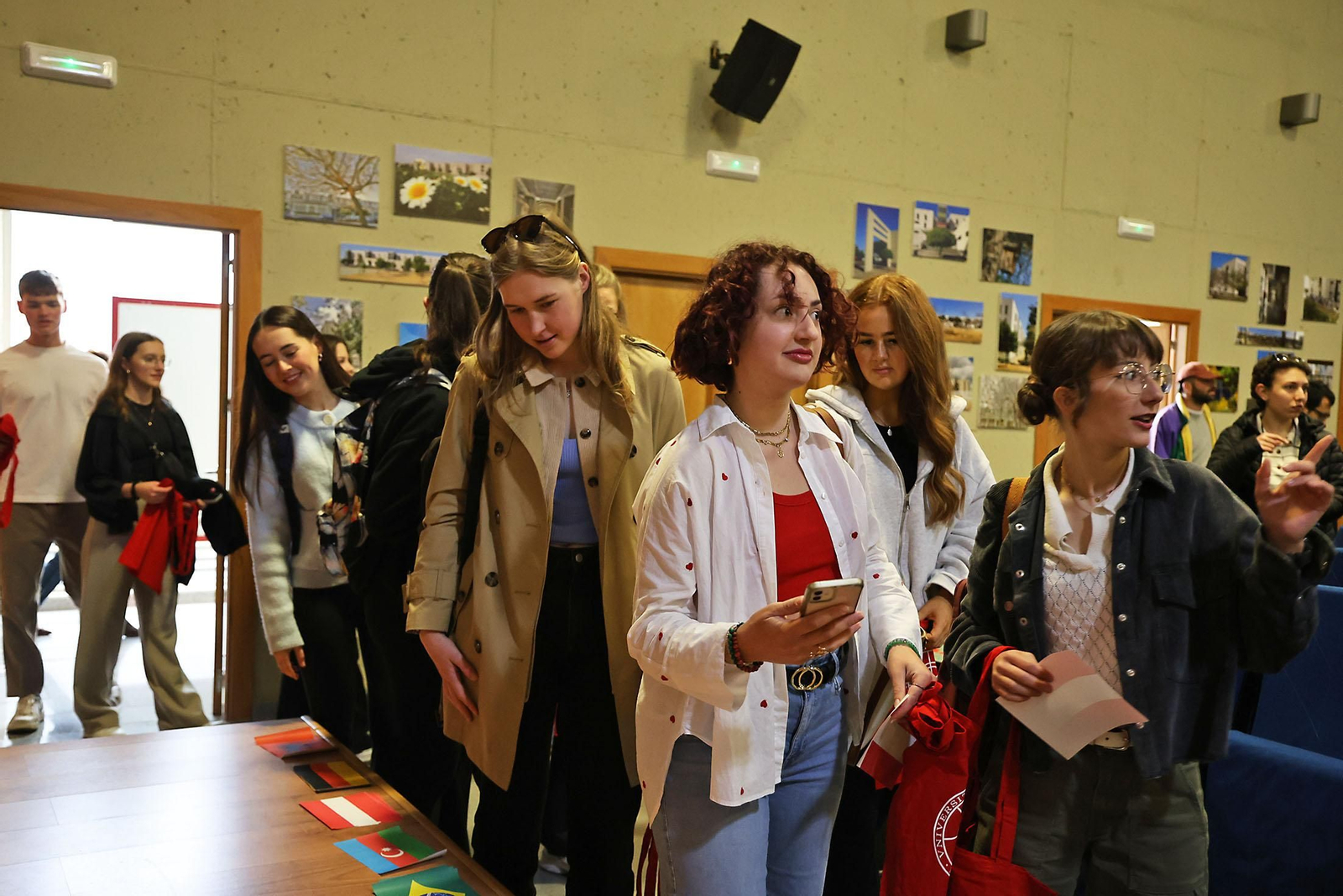 Imágenes de la bienvenida a estudiantes Erasmus de la Universidad de Huelva