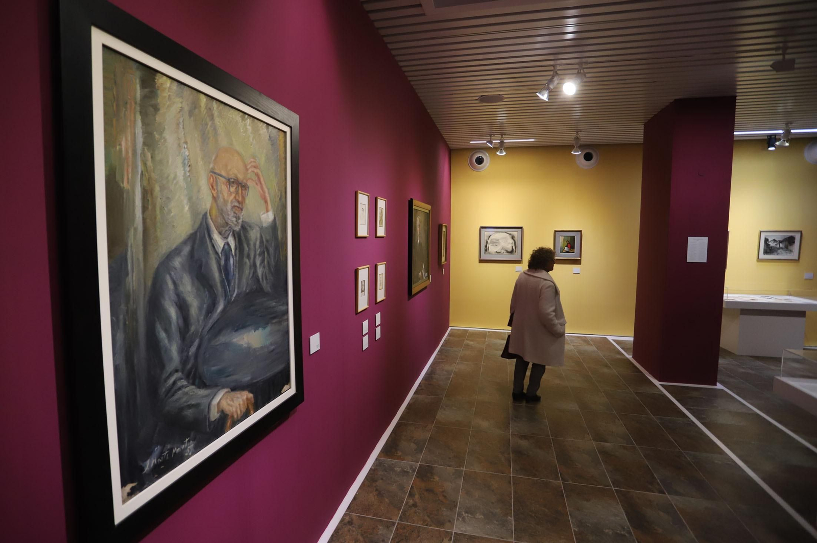 Imágenes de la exposición 'Mirada y Presencia. Obras del exilio republicano español en México'