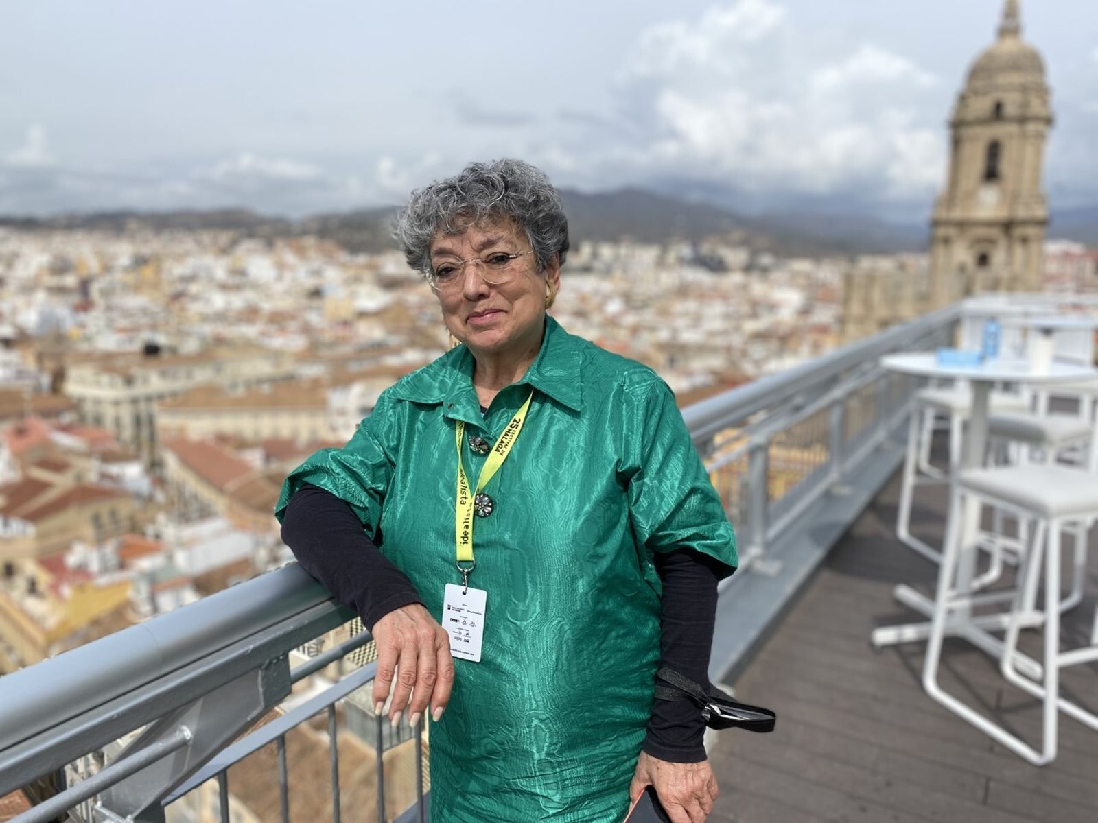 La director de producción Sol Carnicero, este martes en la terraza del hotel AC.
