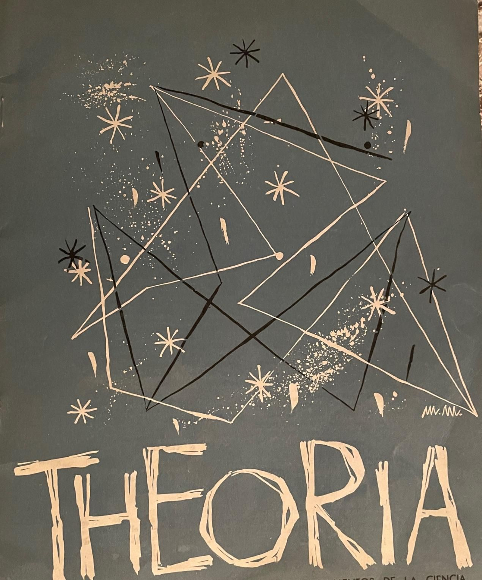 Primitiva portada de Theoria. Primitiva portada de Theoria.