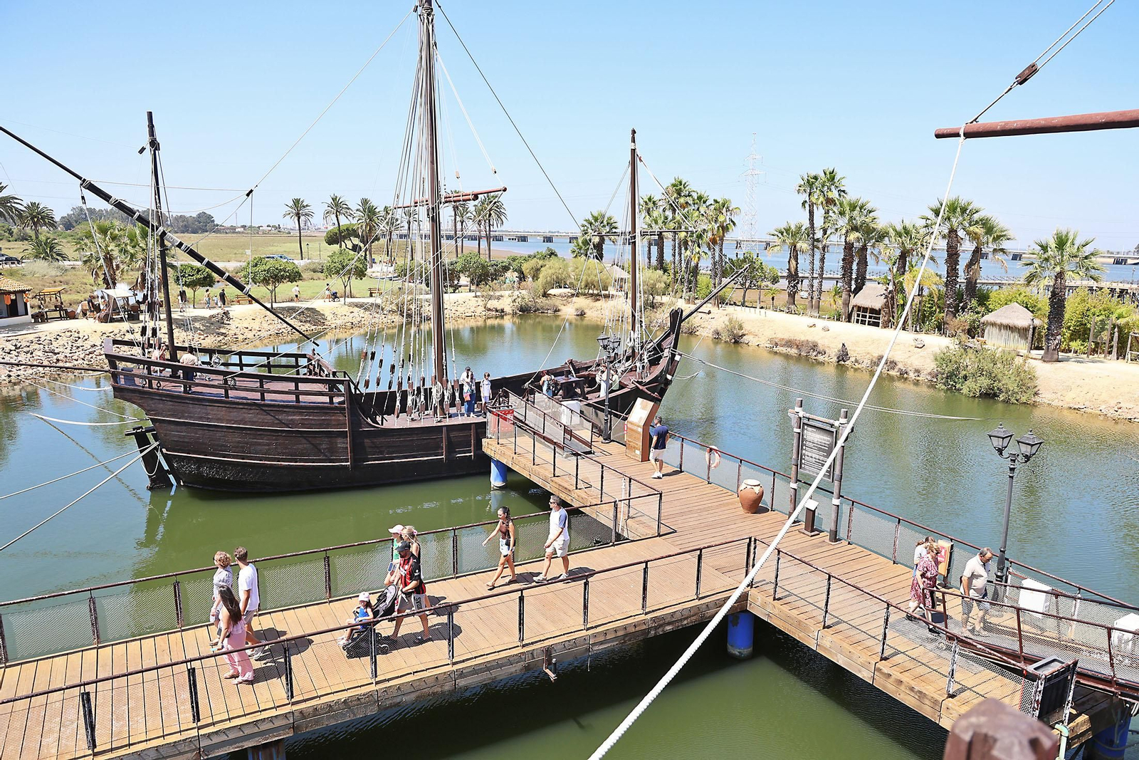 Muelle de las Carabelas, visita obligatoria para el Turismo en Huelva