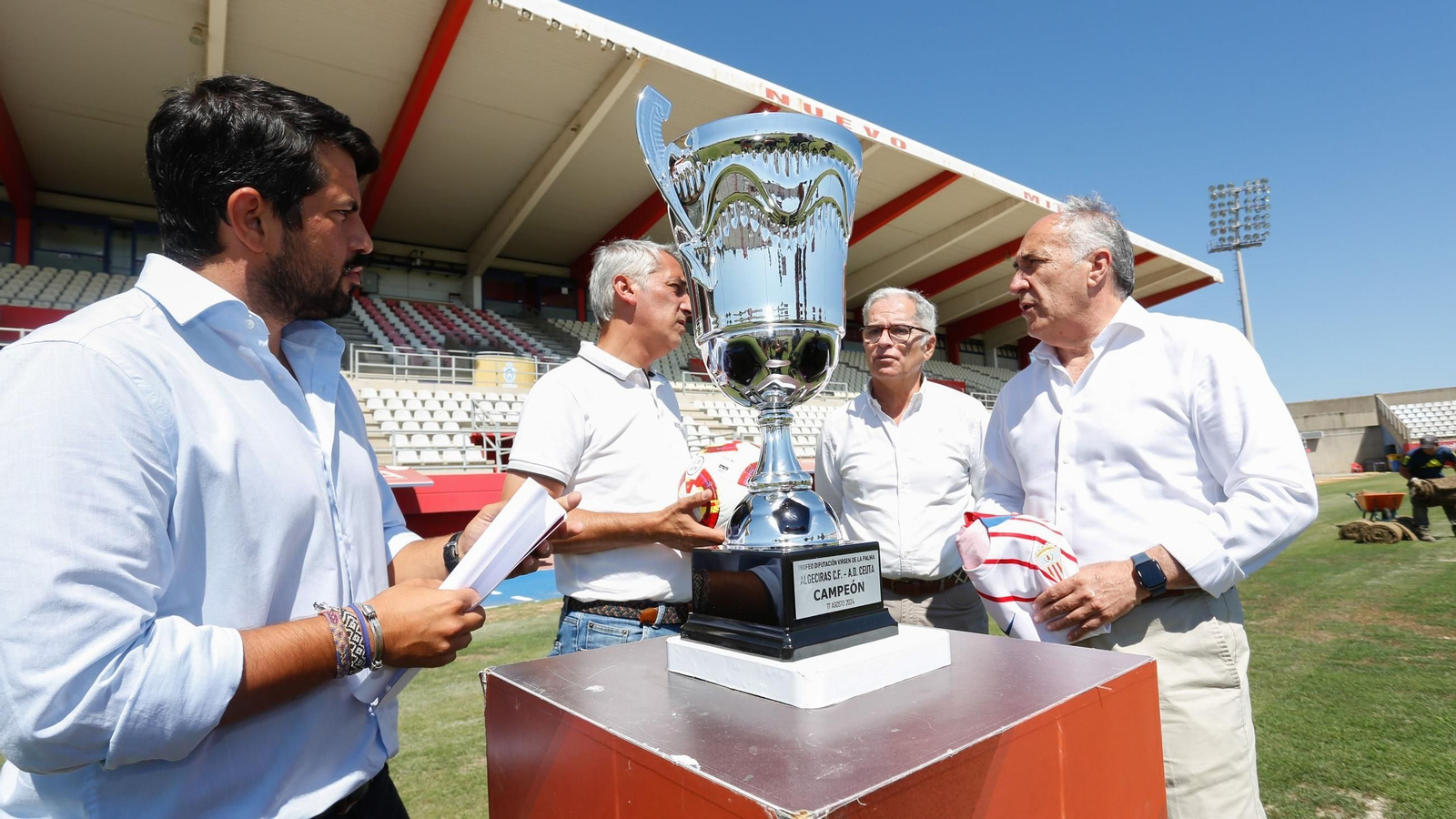 El Trofeo de la Palma, en su presentación del verano pasado.