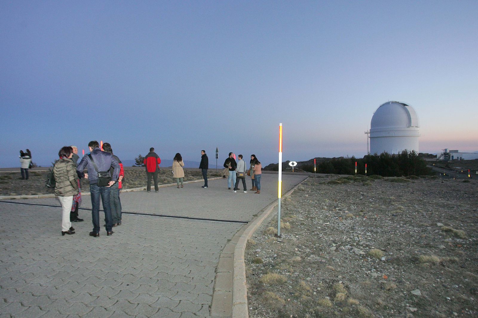 Observatorio Astronómico de Calar Alto en la Sierra de los Filabres.