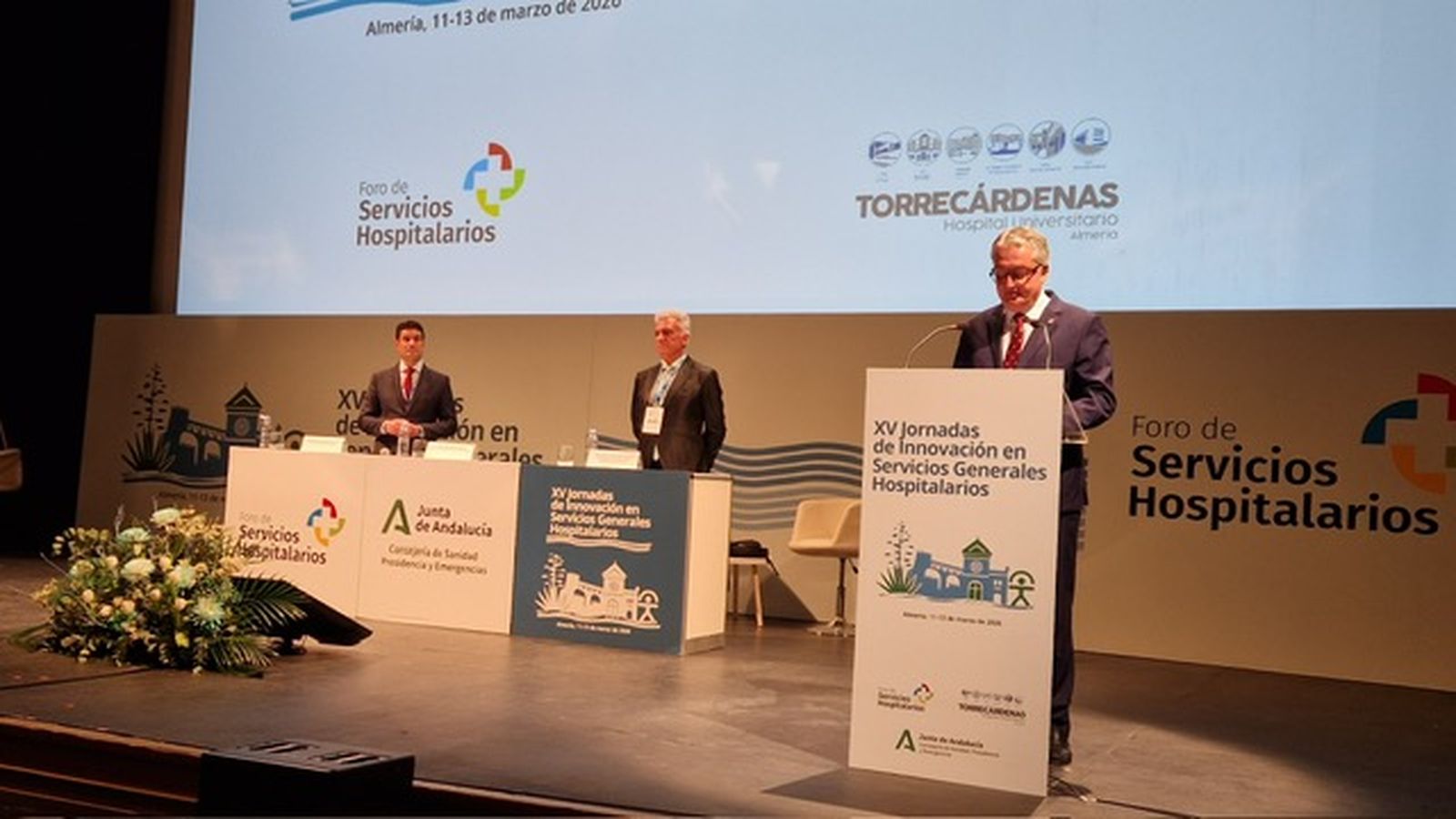 Intervención del delegado territorial de Sanidad de la Junta de Andalucía en la inauguración de las XV Jornadas de innovación en servicios generales hospitalarios