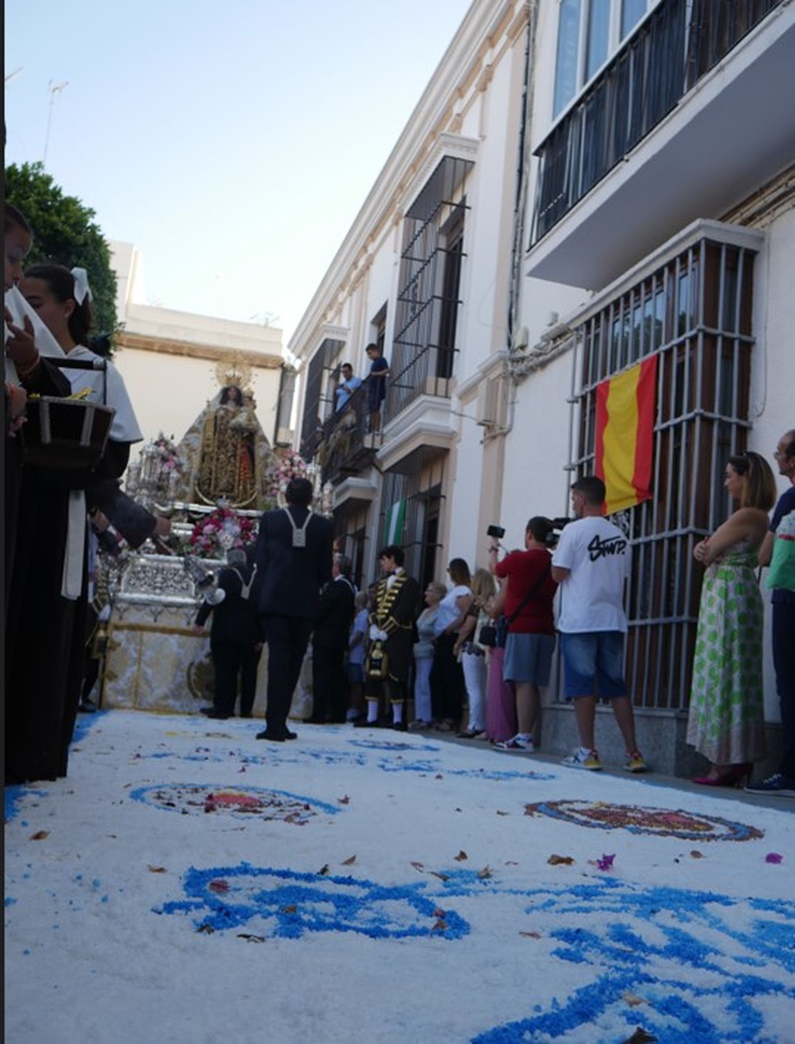La procesión de la Virgen del Carmen, las imágenes a pie de calle