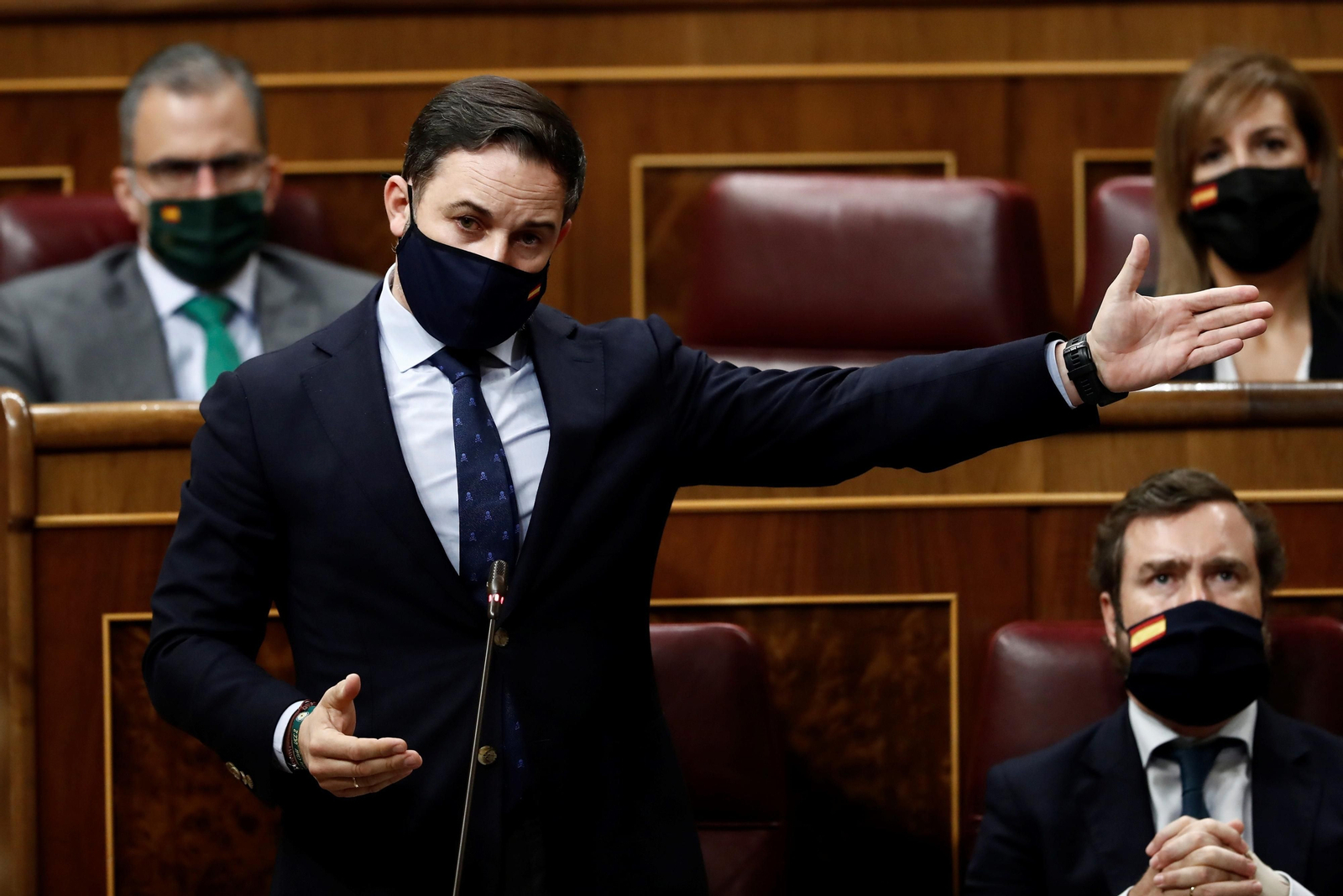 Santiago Abascal, presidente de Vox. Santiago Abascal, presidente de Vox.
