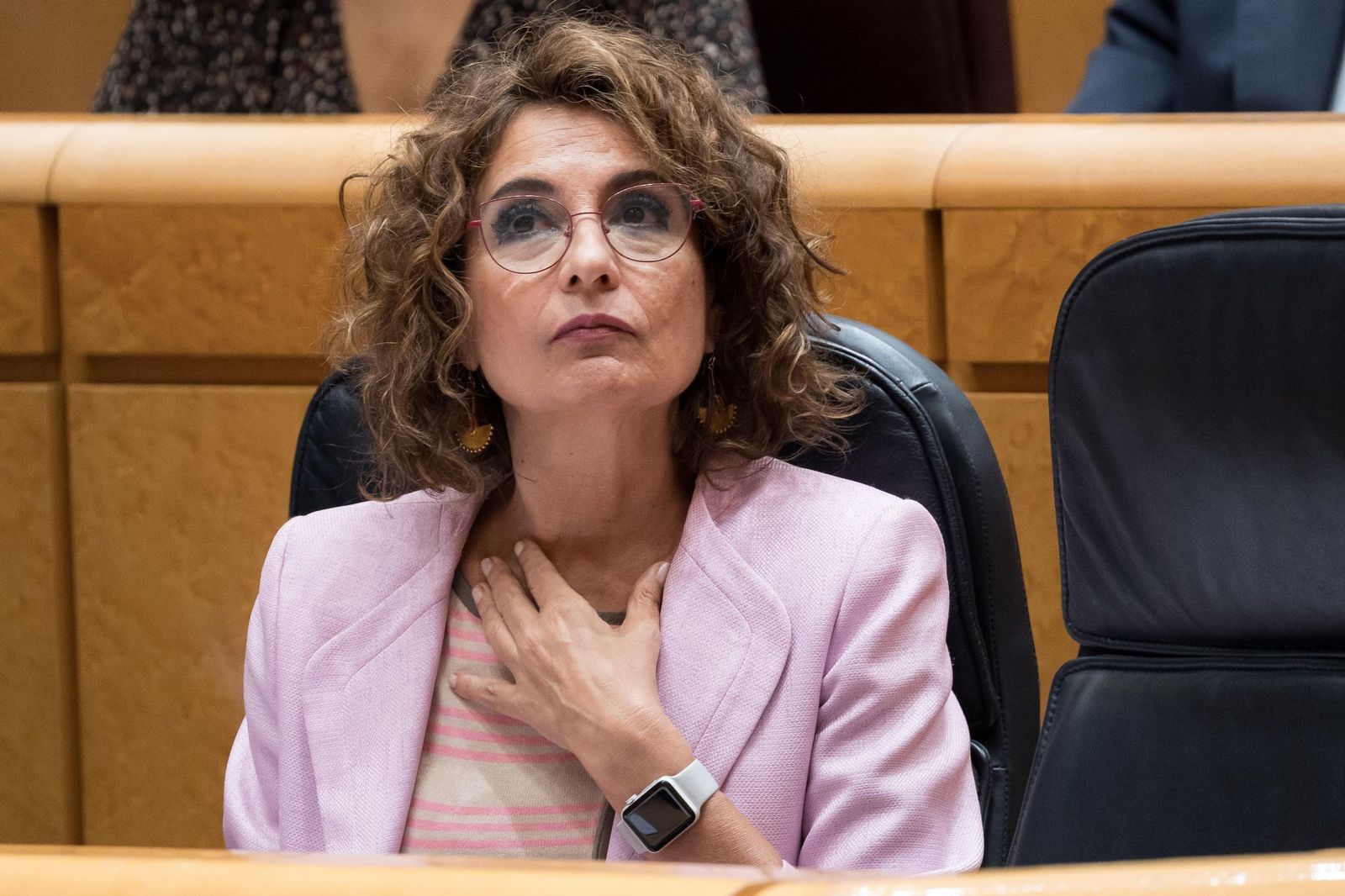 La vicepresidenta primera y secretaria general del PSOE-A, María Jesús Montero.