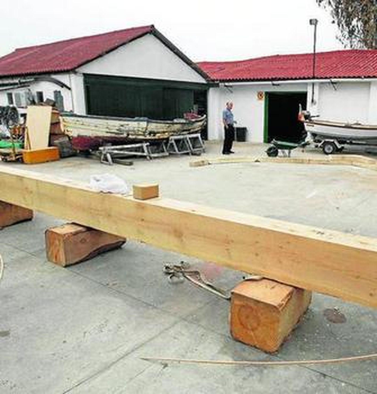 Instalaciones de Astilleros Nereo en Pedregalejo.