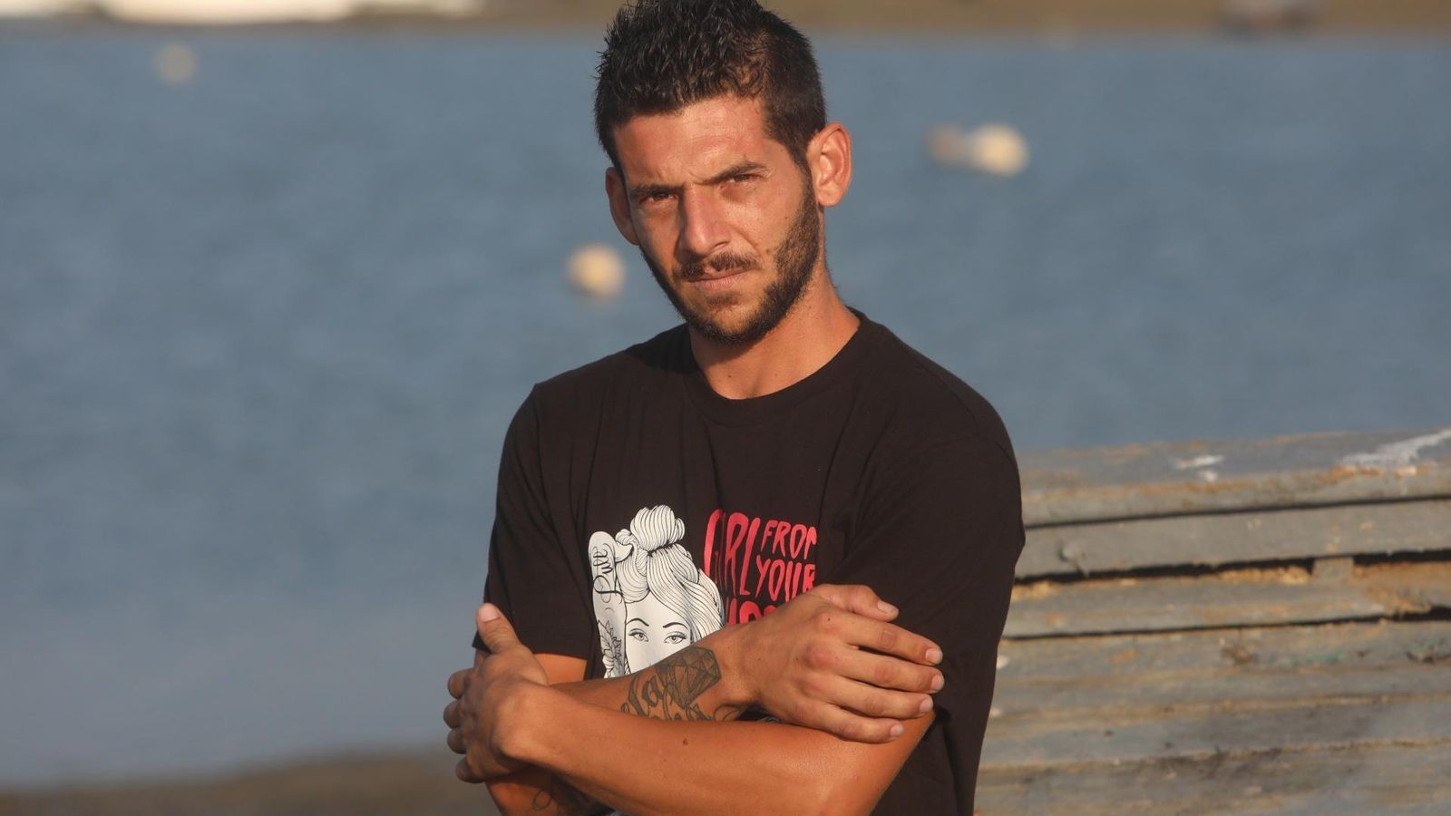 Israel Gómez, durante la entrevista con 'Diario de Cádiz'.