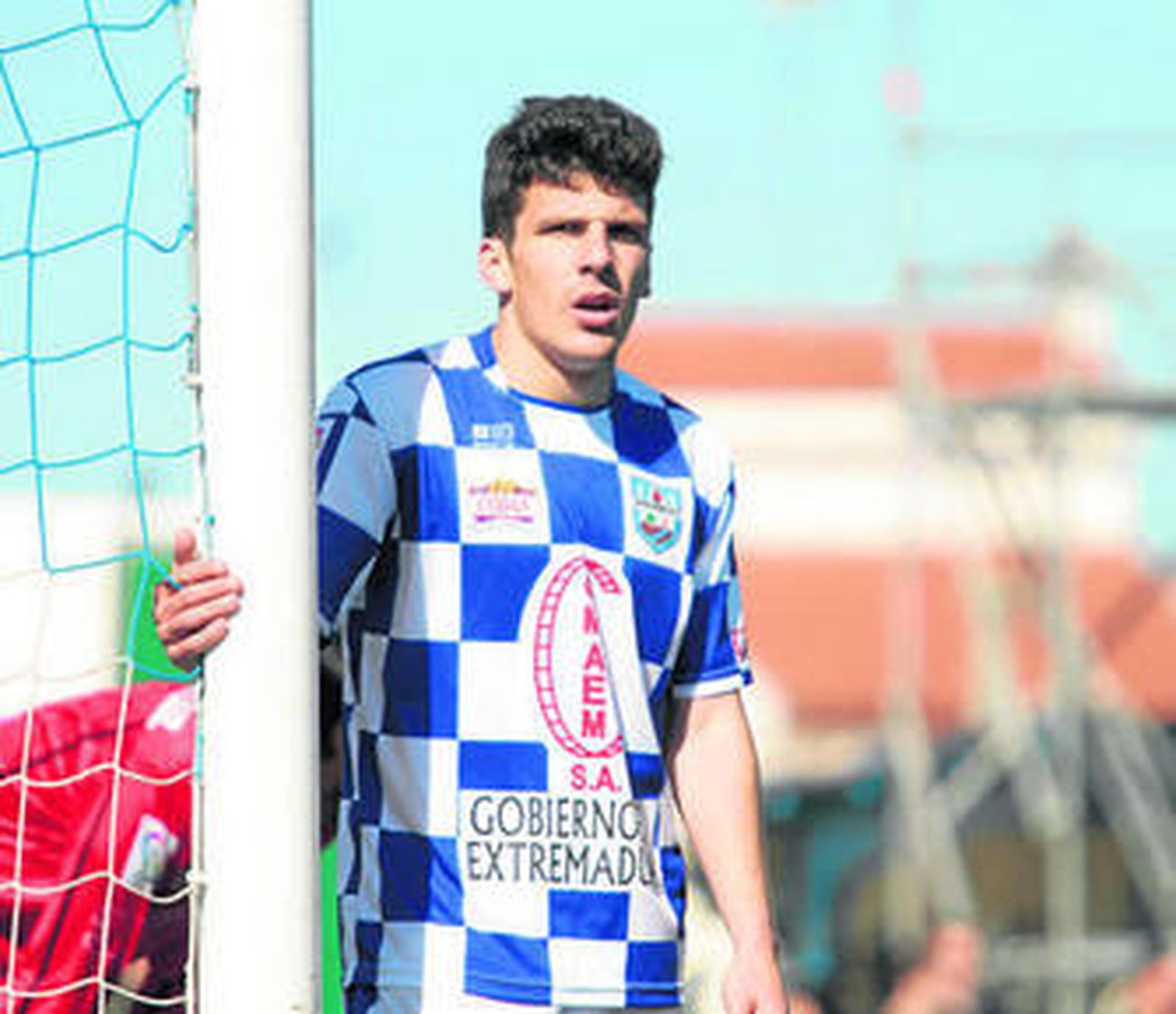 Manu Martínez, la pasada andadura con la camiseta del Arroyo.