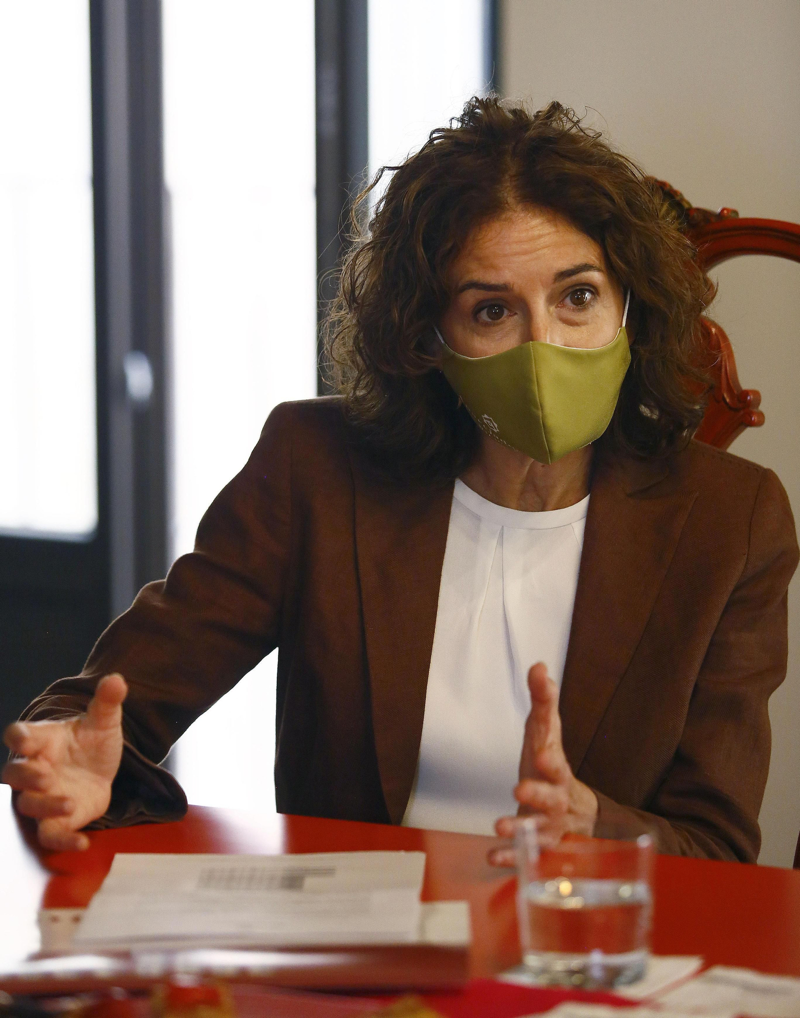 Leonor Muñoz, presidenta del Colegio de Aparejadores. Leonor Muñoz, presidenta del Colegio de Aparejadores.