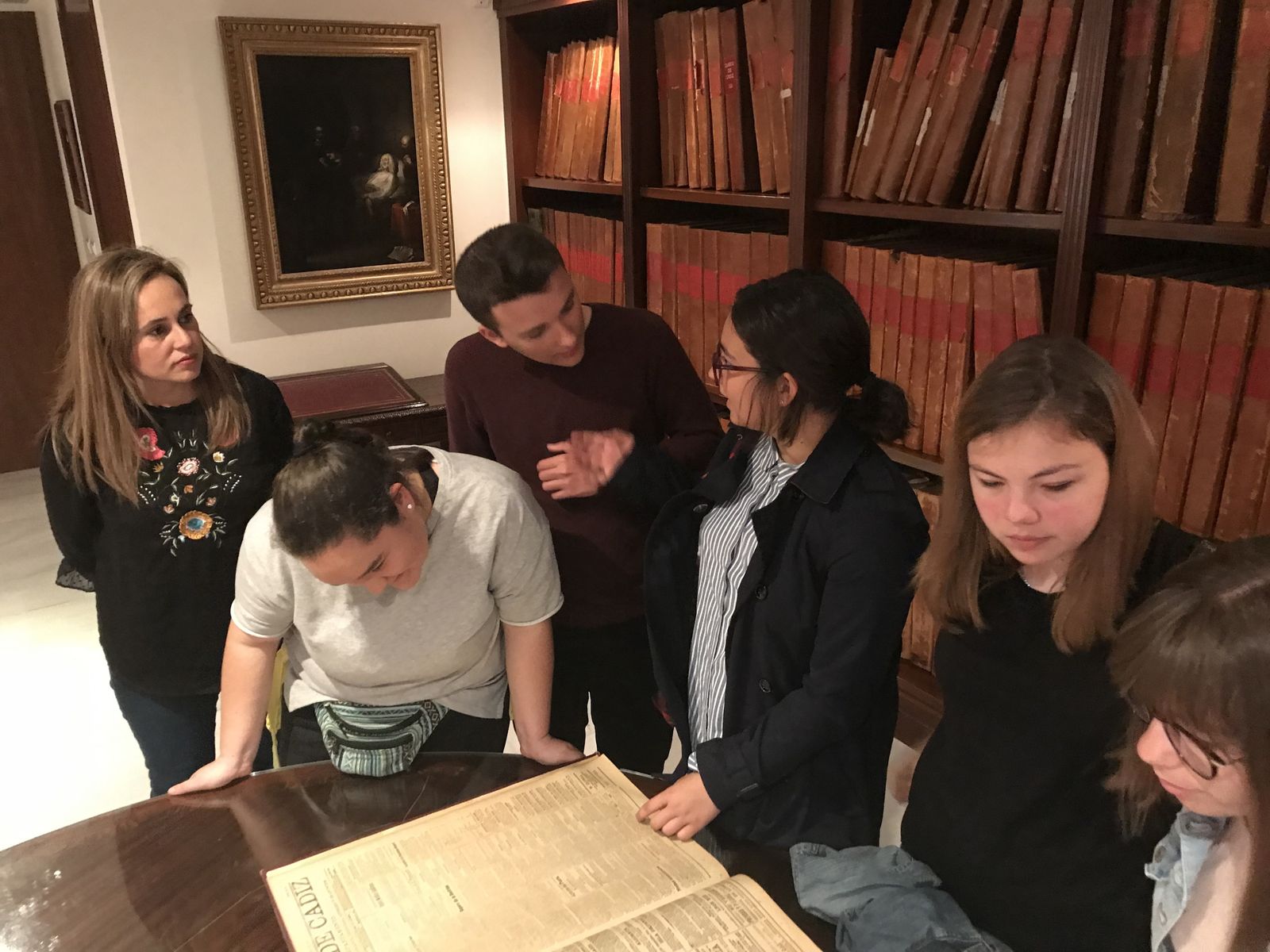 El IES Antonio Muro de Puerto Real visita Diario de Cádiz