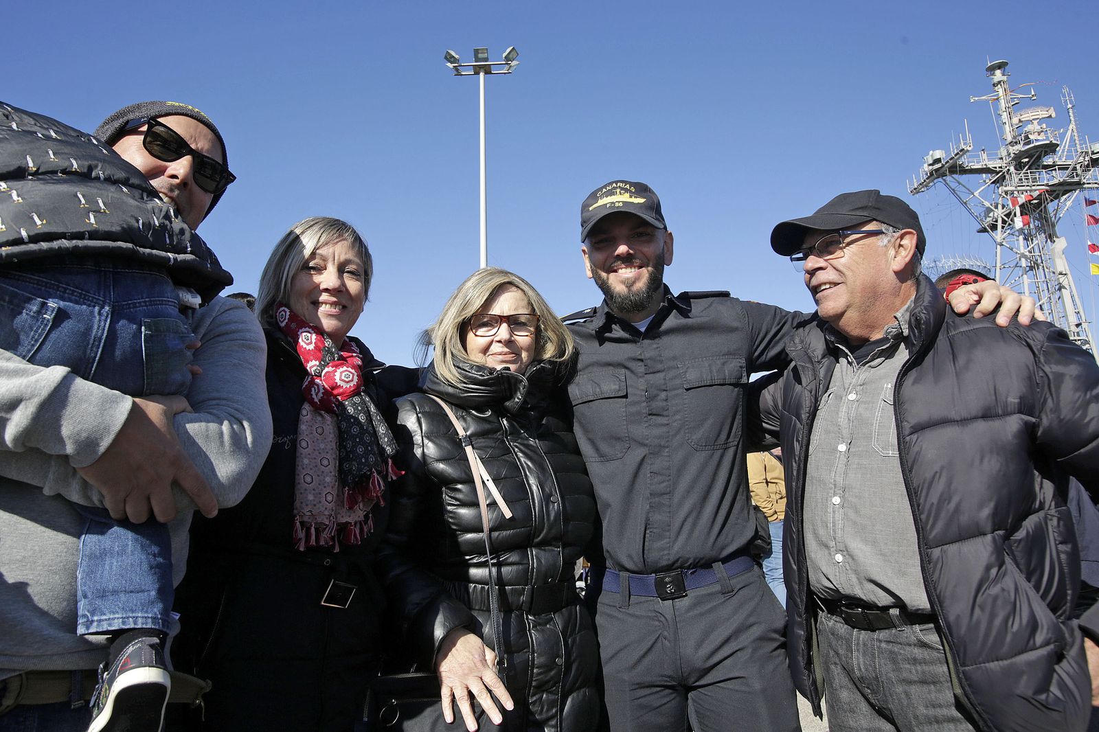 Las mejores imágenes del regreso de la fragata 'Canarias'