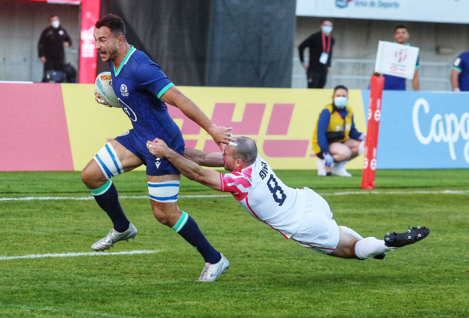 El primer día de las HSBC World Rugby Sevens Series, en fotos