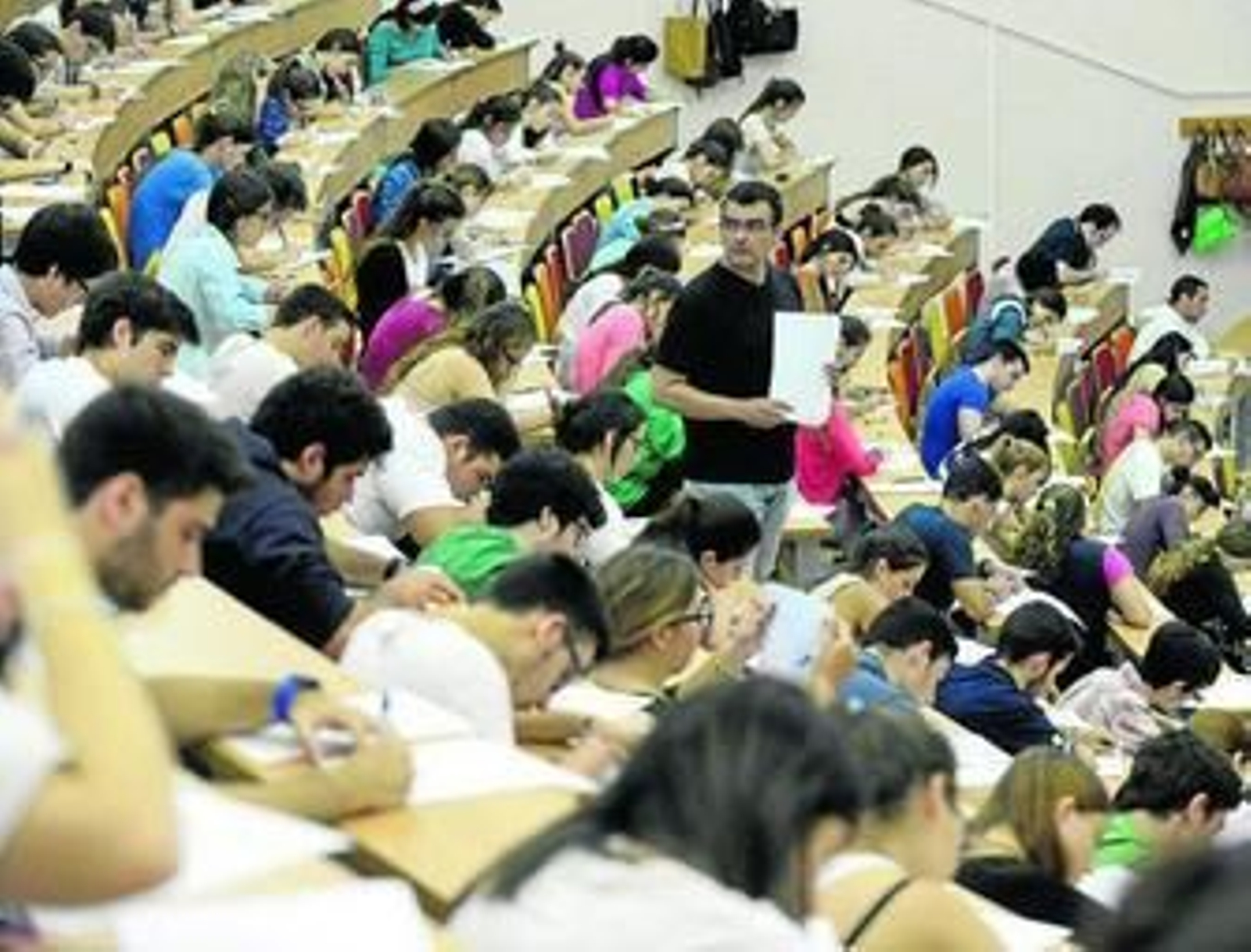 Uno de los exámenes de la Selectividad del pasado año.