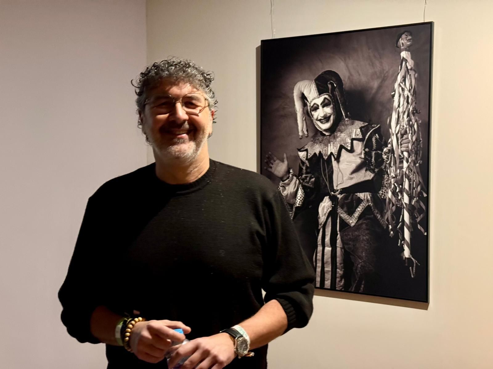 José Antonio Vera Luque, en los pasillos del Gran Teatro Falla.