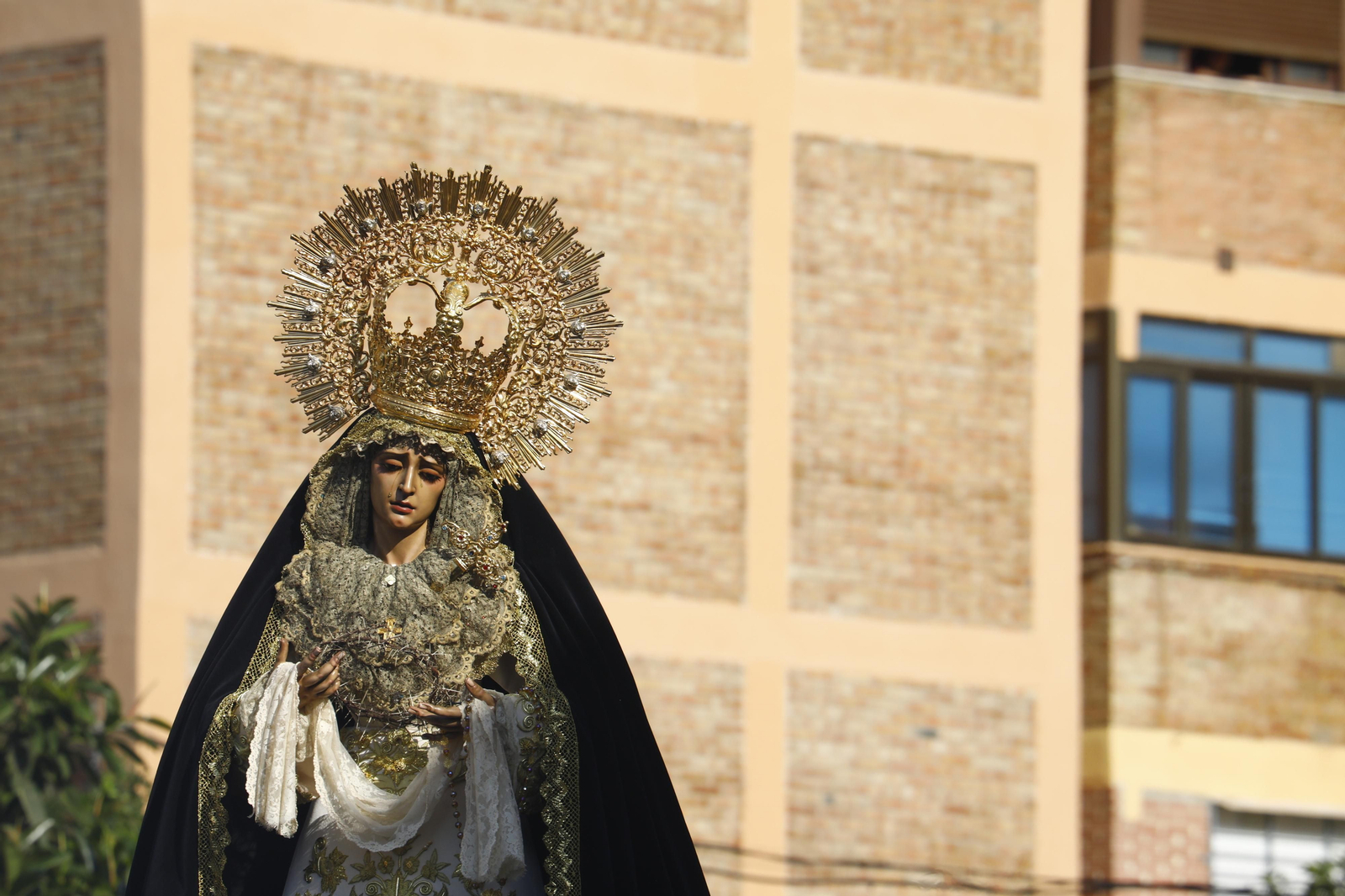 El rosario de la Virgen de la Soledad de Córdoba, en fotografías