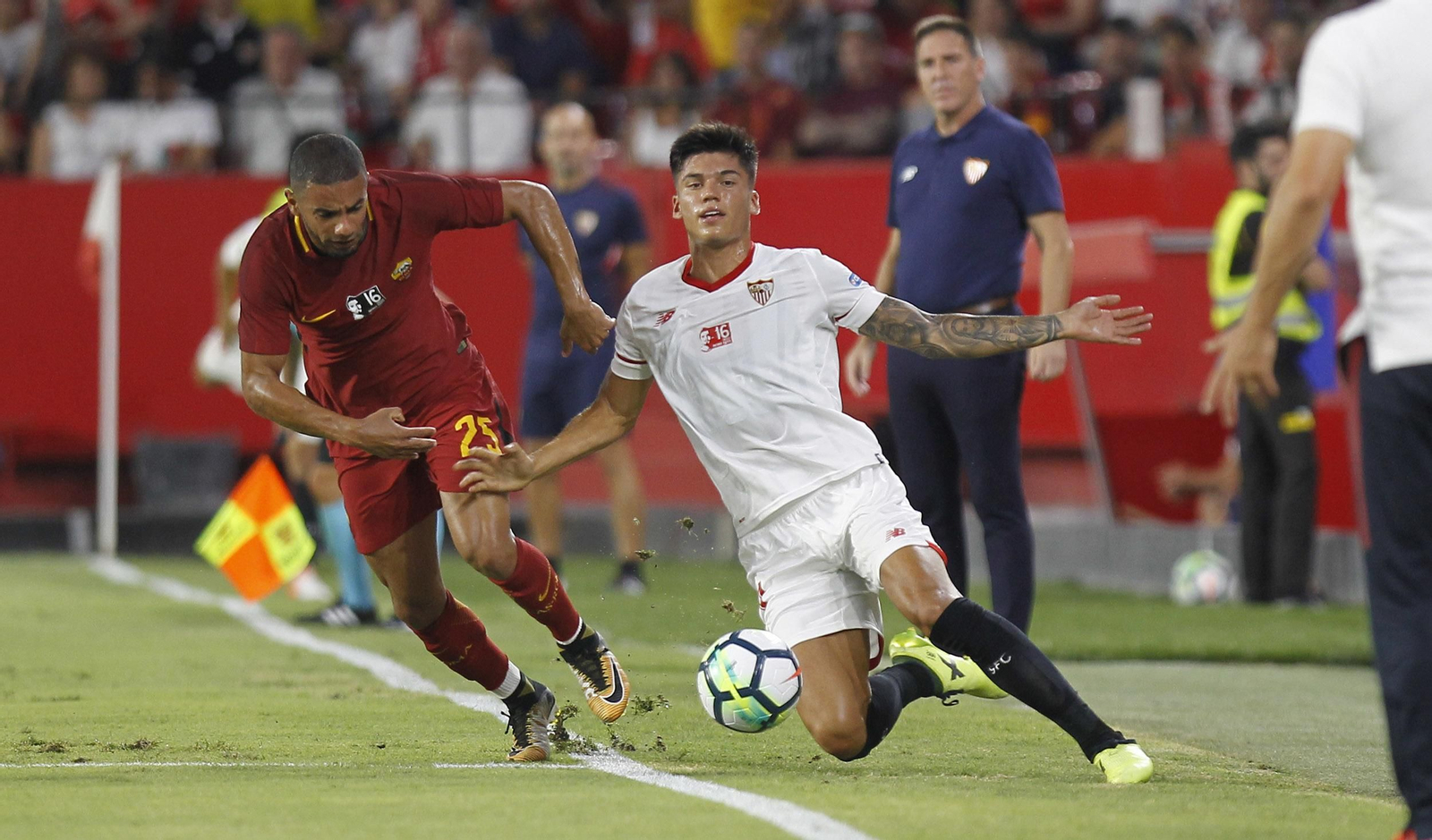 Las imágenes del Sevilla-Roma del IX Trofeo Antonio Puerta