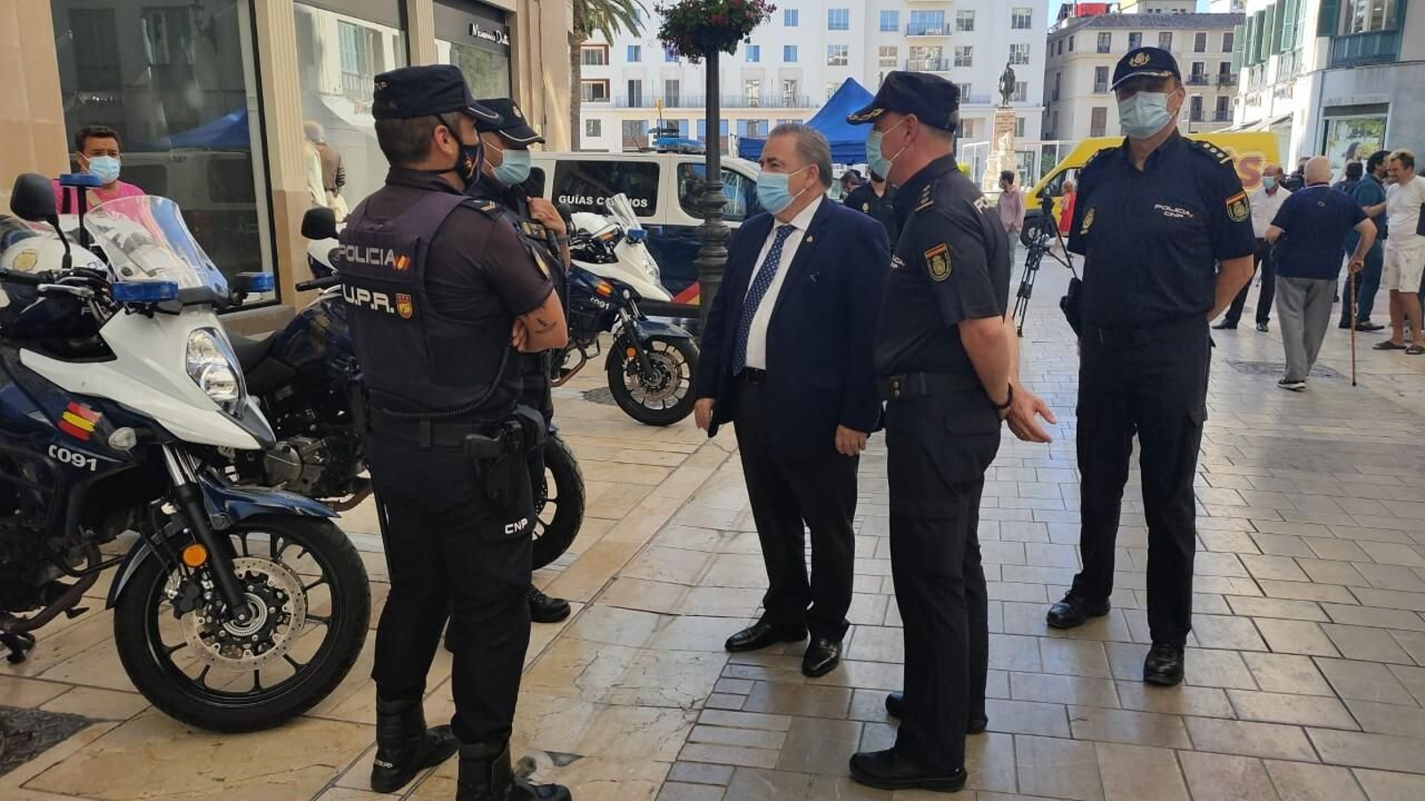 Presentación del refuerzo de la plantilla de la Policía Nacional en Málaga Presentación del refuerzo de la plantilla de la Policía Nacional en Málaga