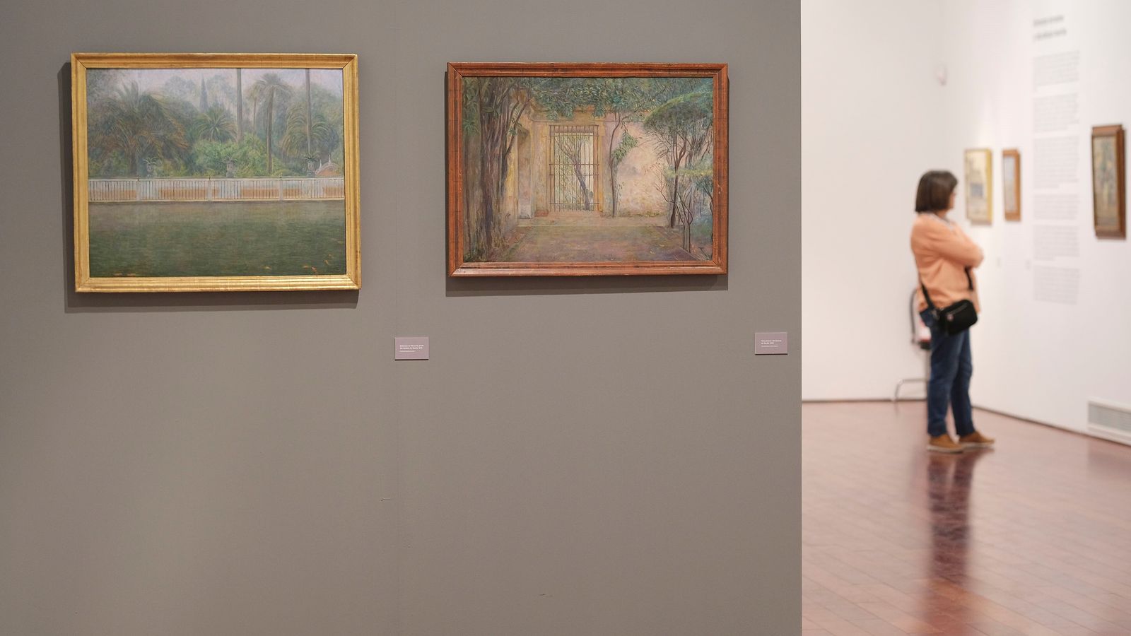 Una de las salas del Espacio Santa Clara.