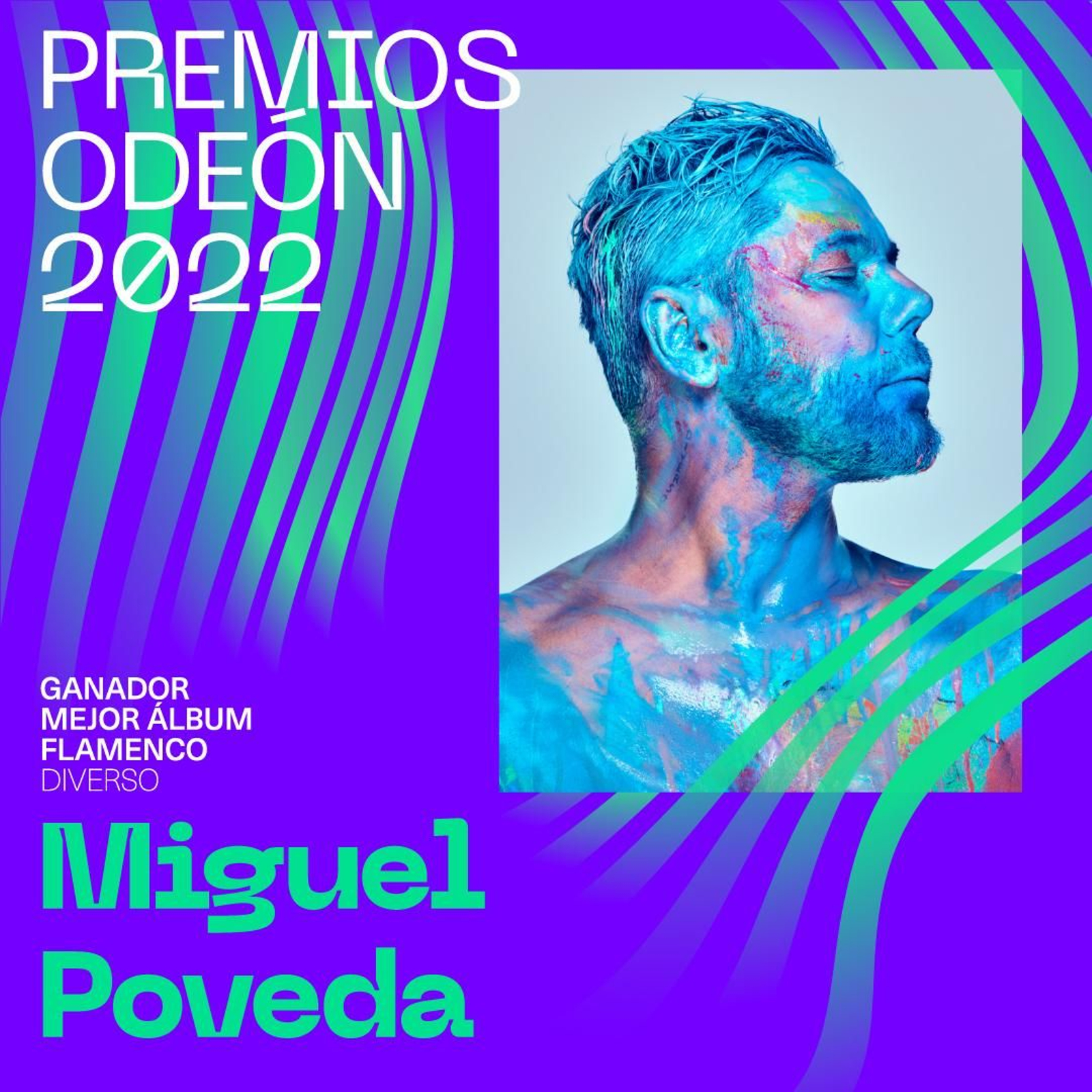 Miguel Poveda consigue el Premio Odeón a Mejor Álbum Flamenco