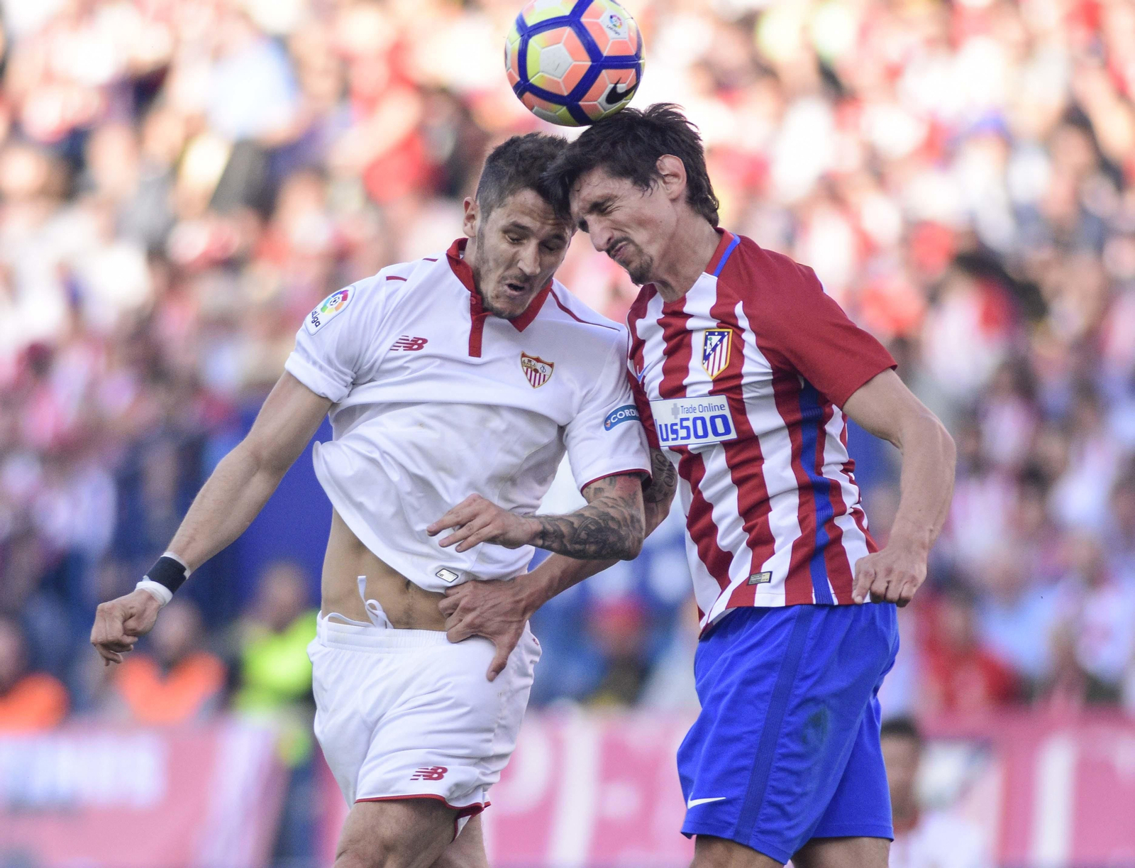 El Atlético de Madrid-Sevilla FC, en imágenes